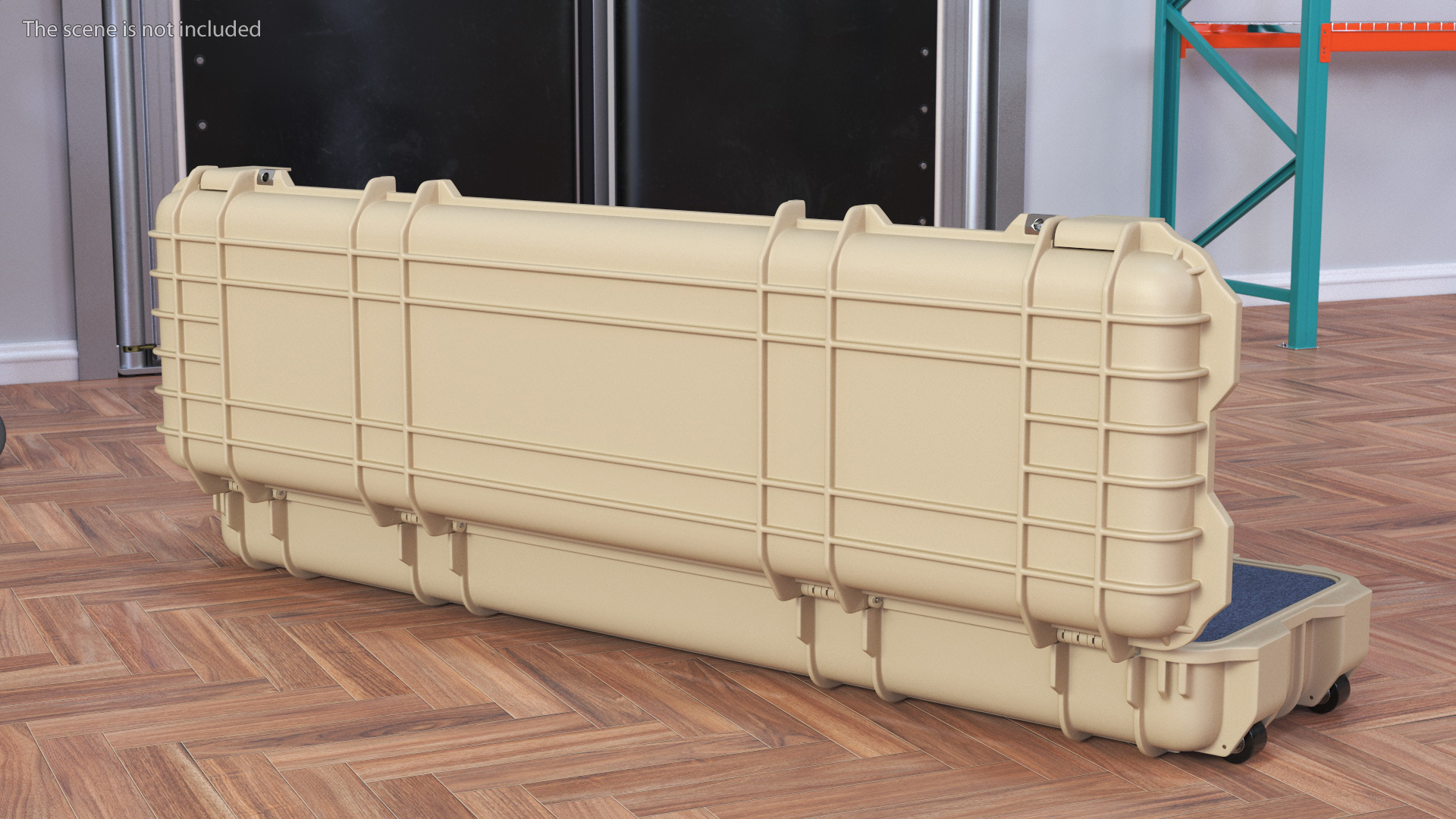 Waterproof Rifle Case Sand Color 3D