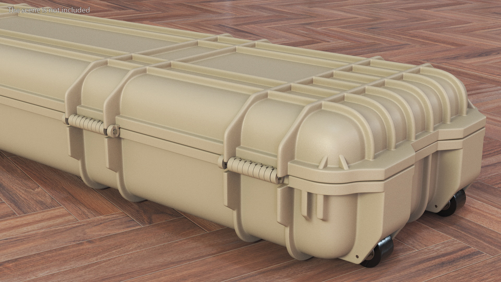 Waterproof Rifle Case Sand Color 3D