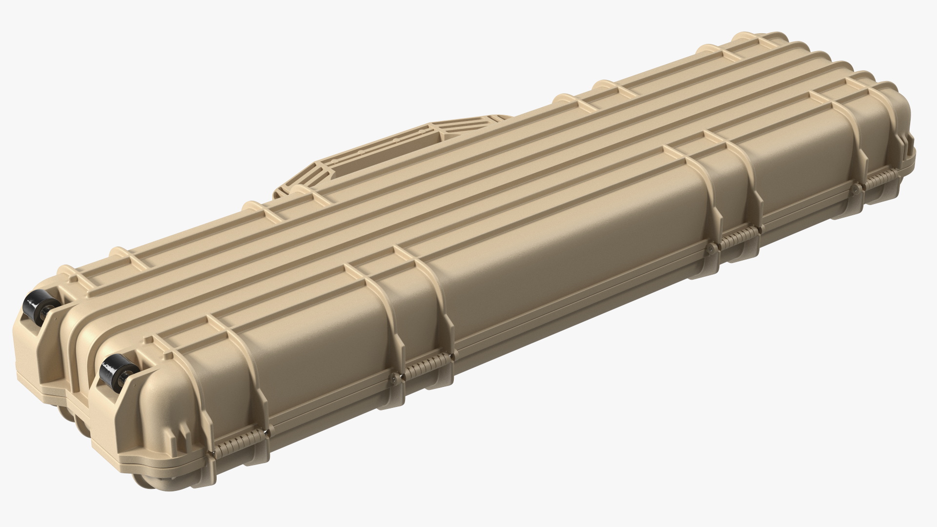 Waterproof Rifle Case Sand Color 3D