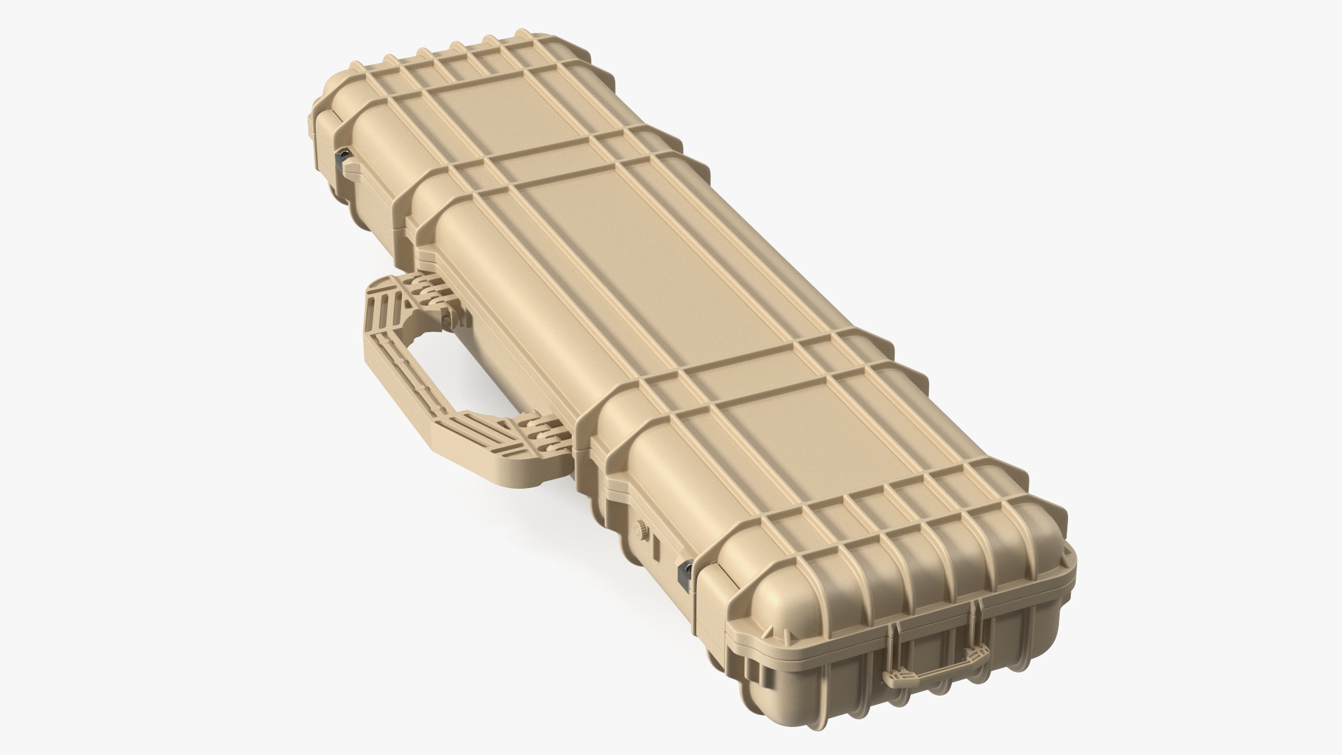 Waterproof Rifle Case Sand Color 3D