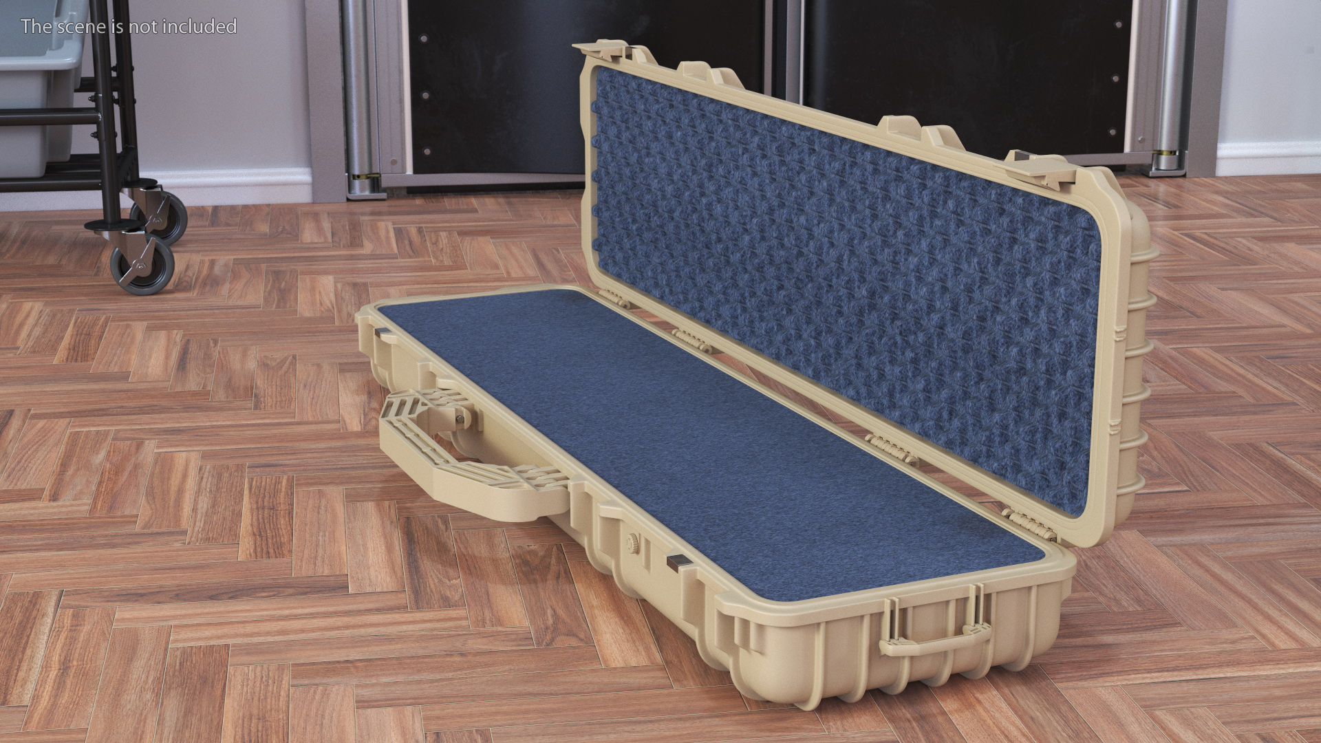Waterproof Rifle Case Sand Color 3D
