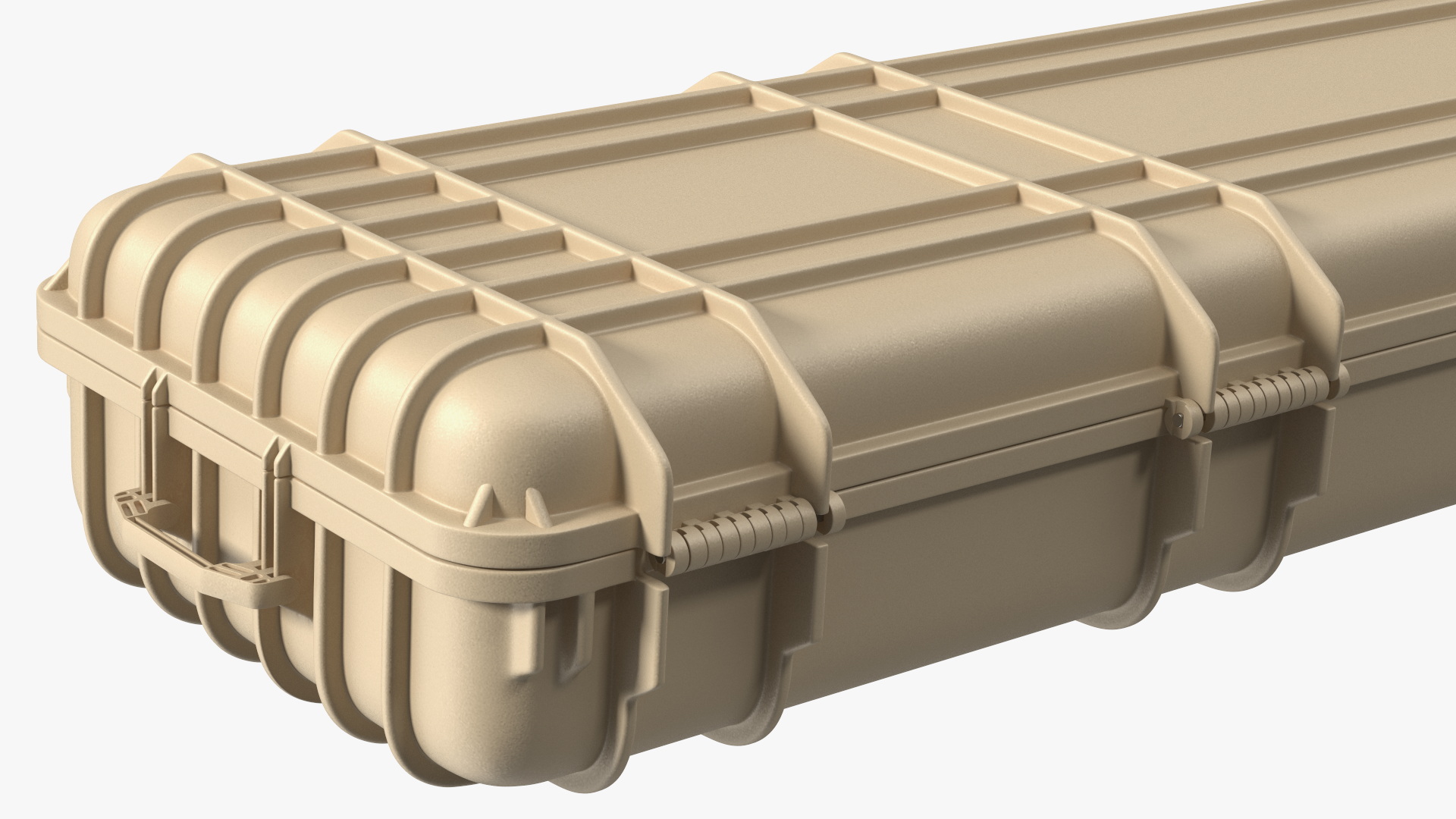 Waterproof Rifle Case Sand Color 3D