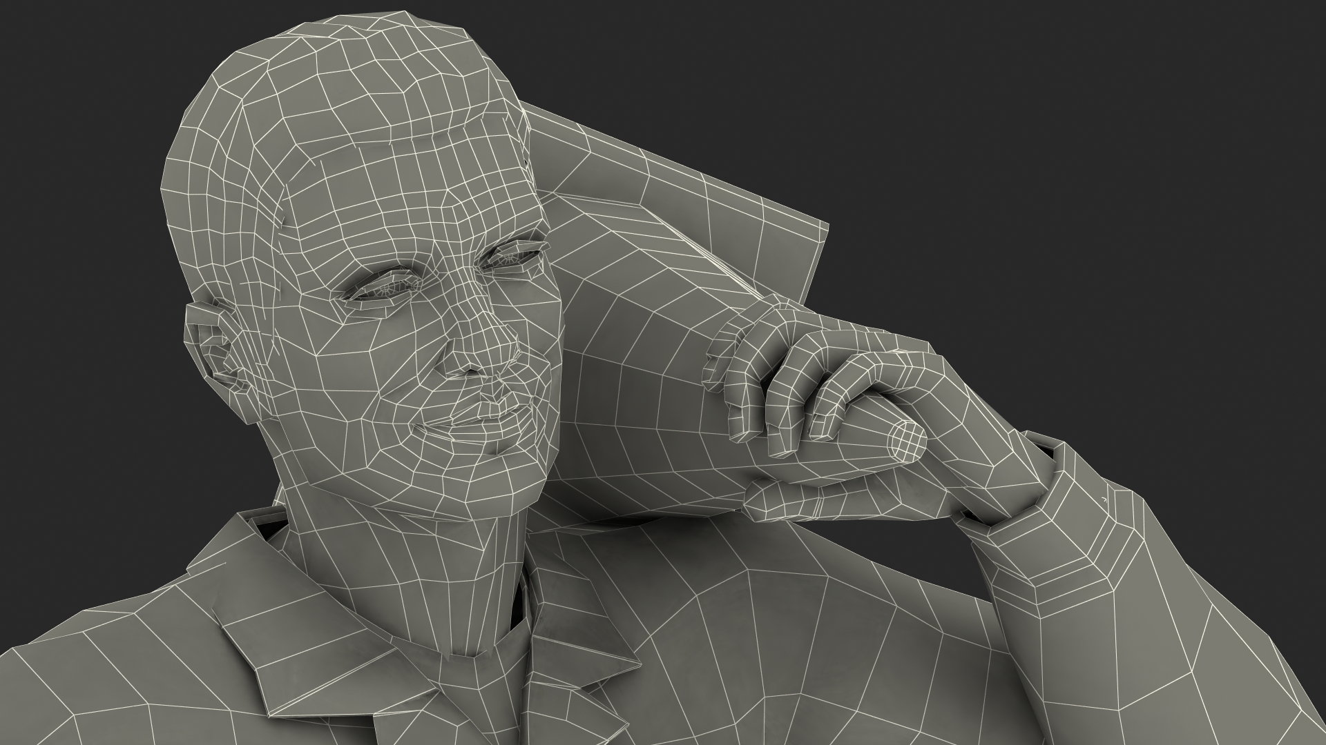 3D model Road Worker Greeting Pose