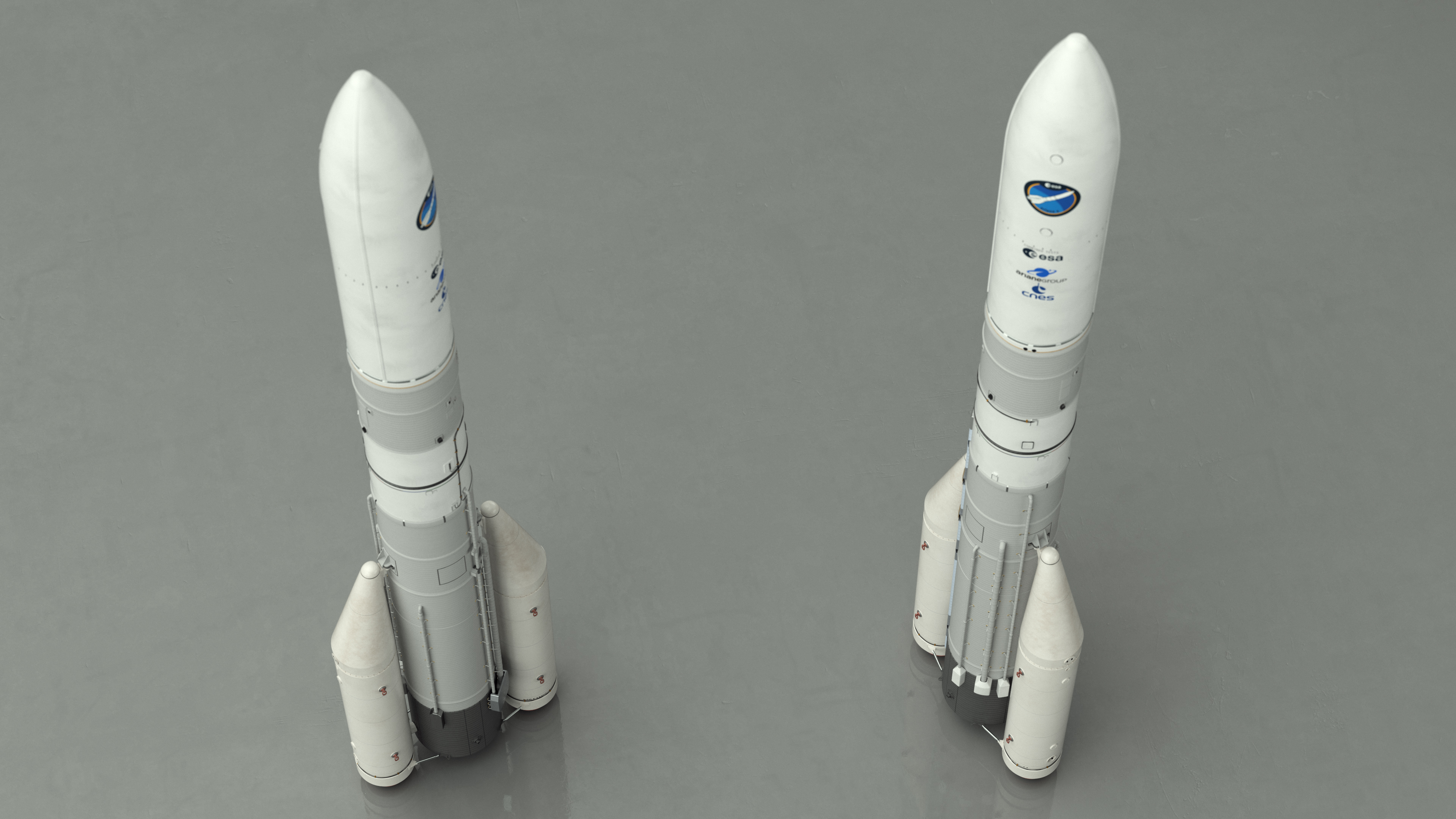 3D ESA Ariane 6 Rocket A62 model