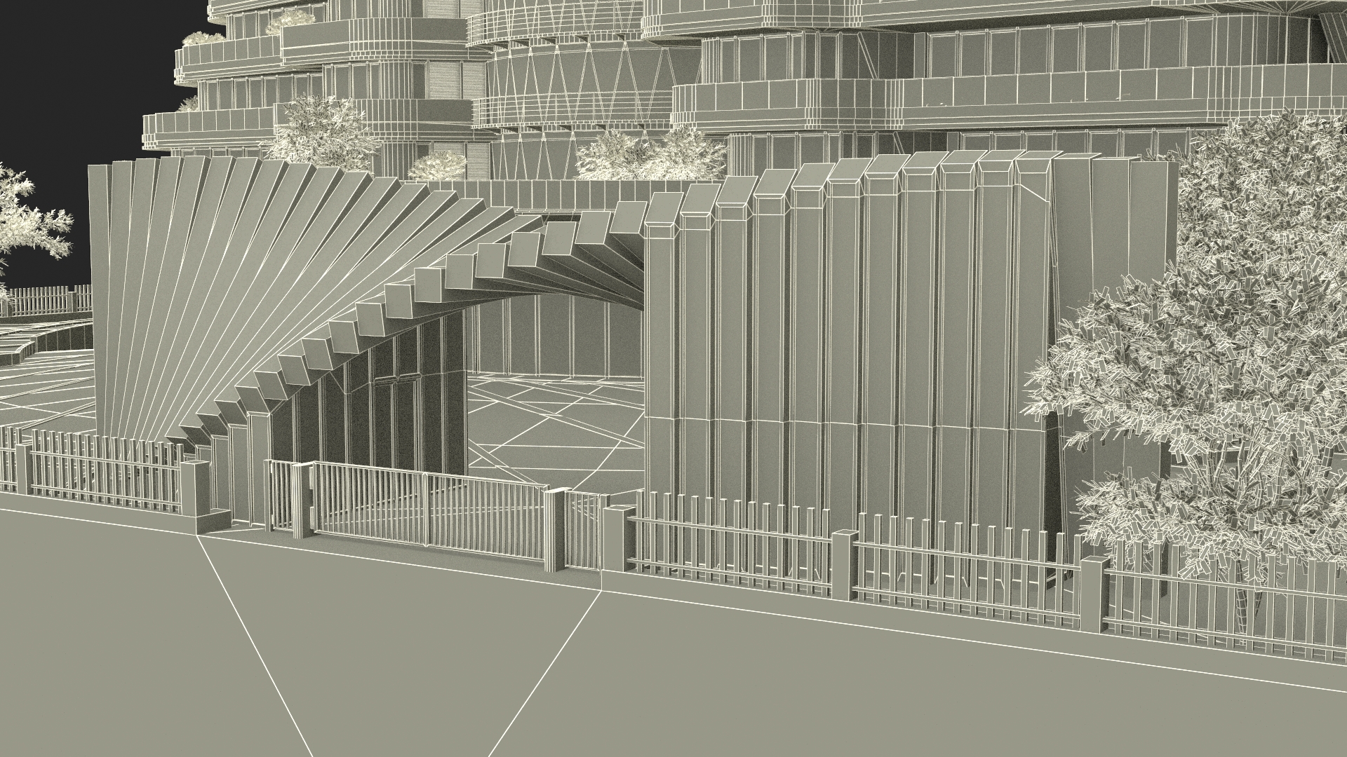 Agora Garden Tower Taipei Taiwan 3D