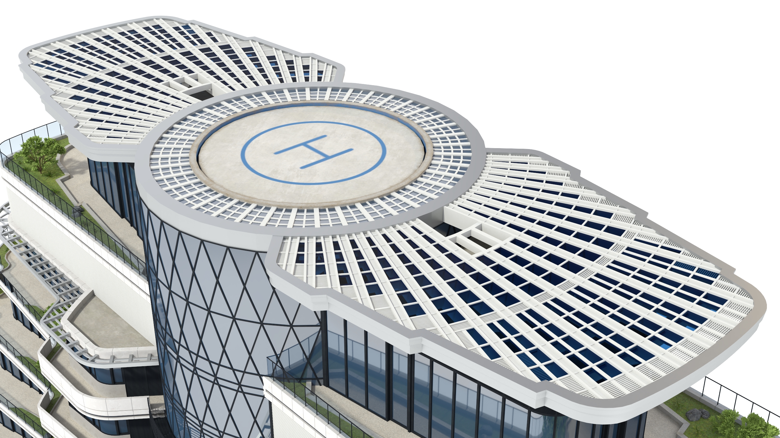 Agora Garden Tower Taipei Taiwan 3D
