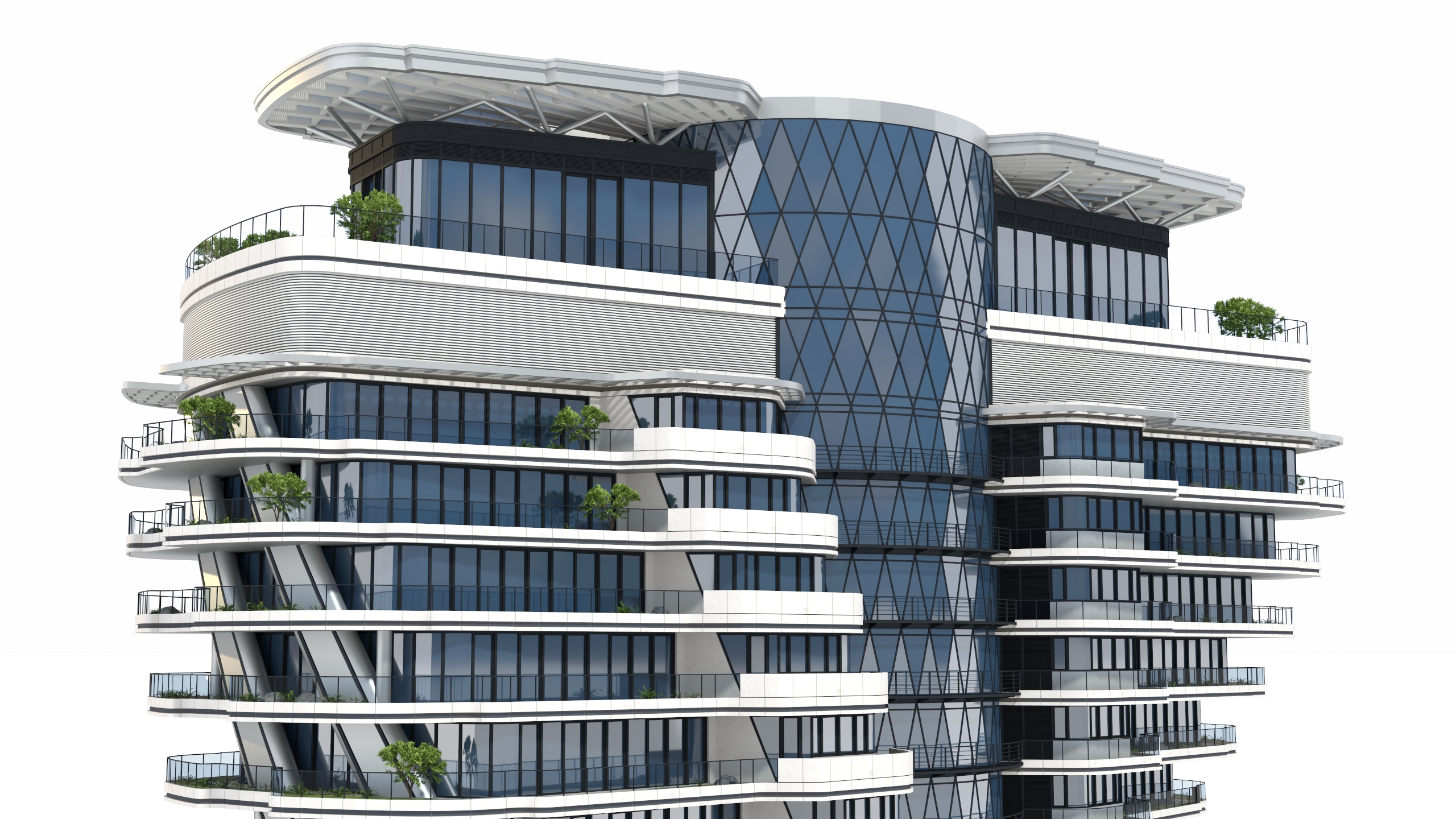 Agora Garden Tower Taipei Taiwan 3D