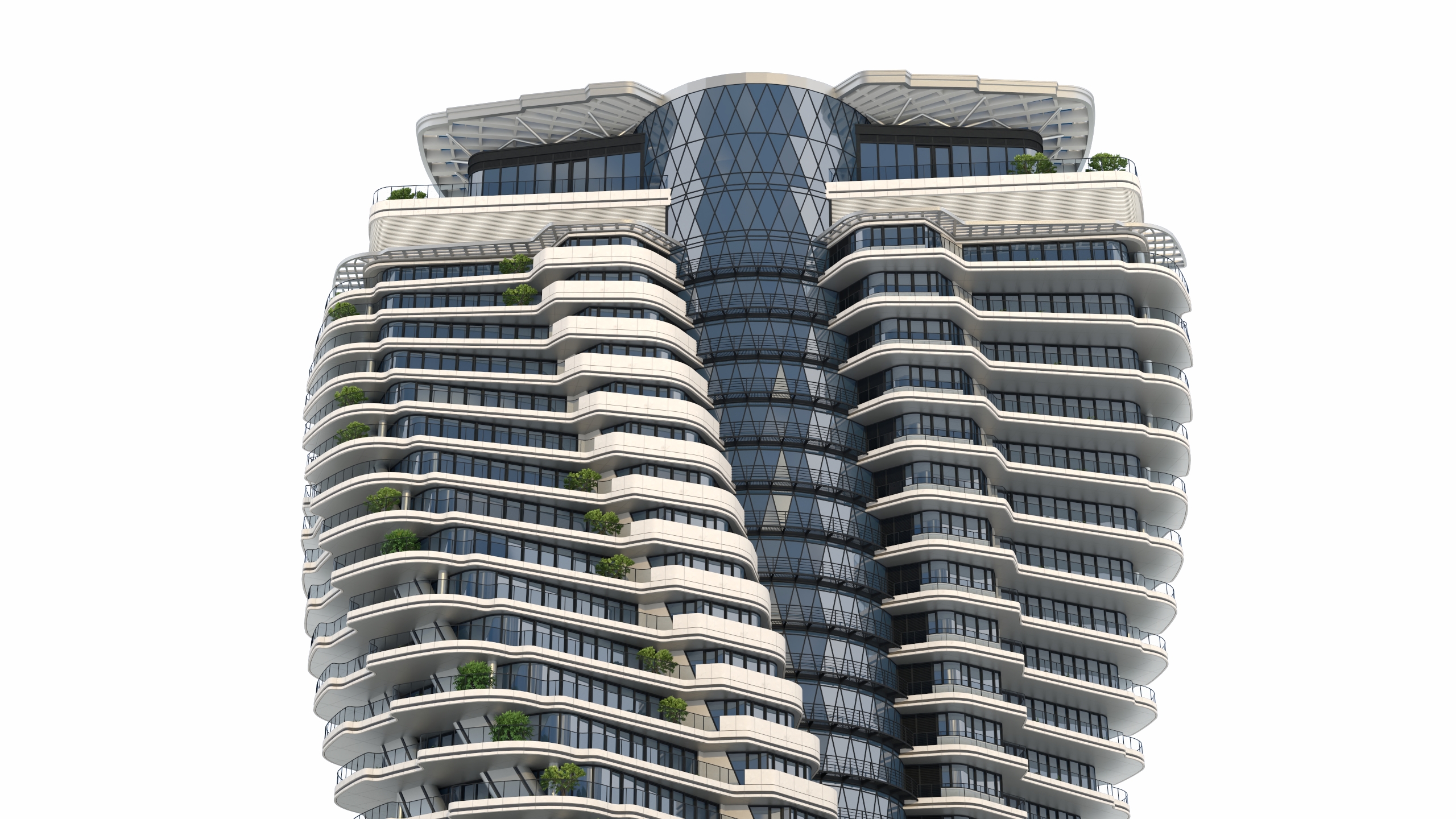 Agora Garden Tower Taipei Taiwan 3D