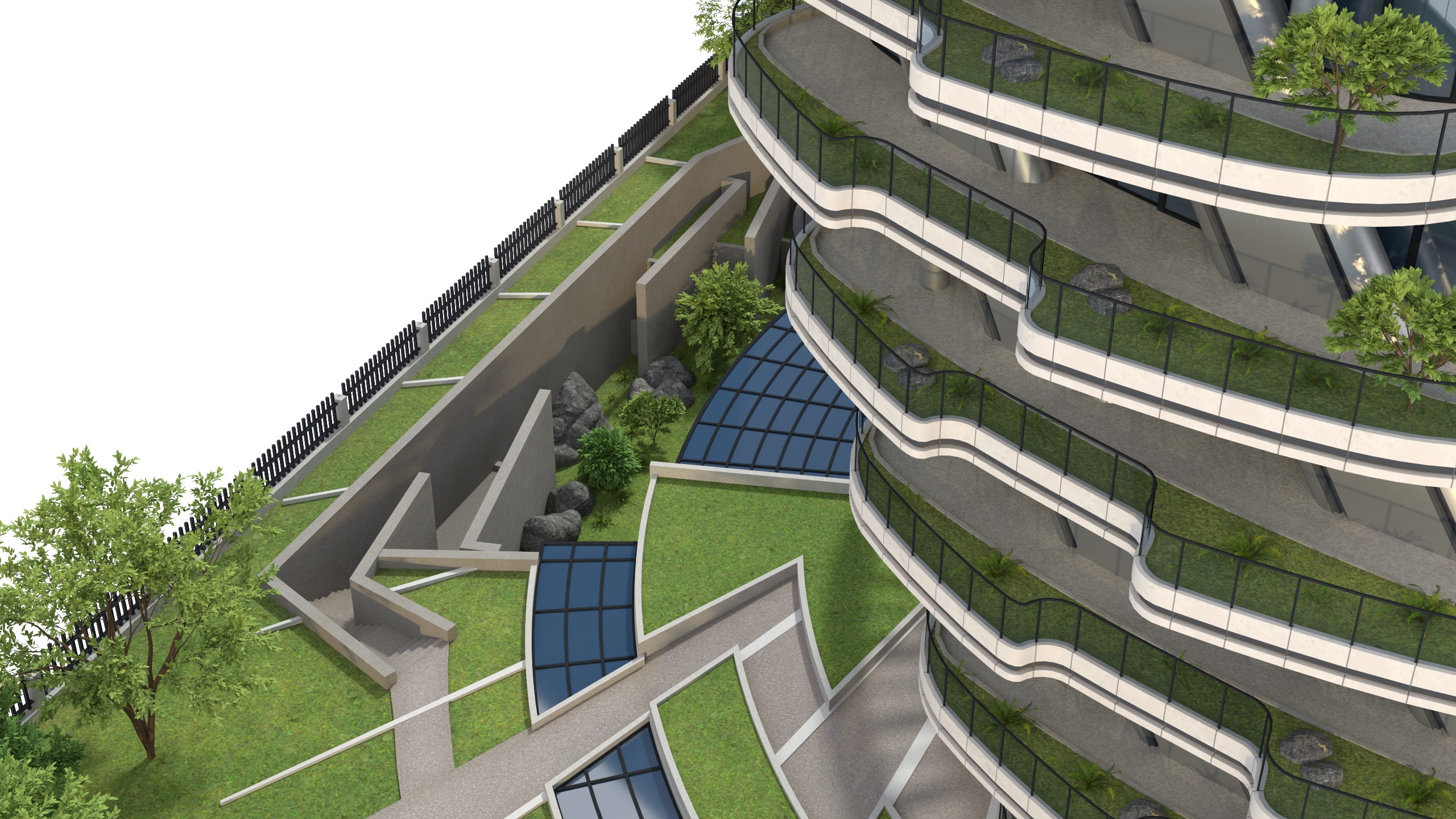 Agora Garden Tower Taipei Taiwan 3D