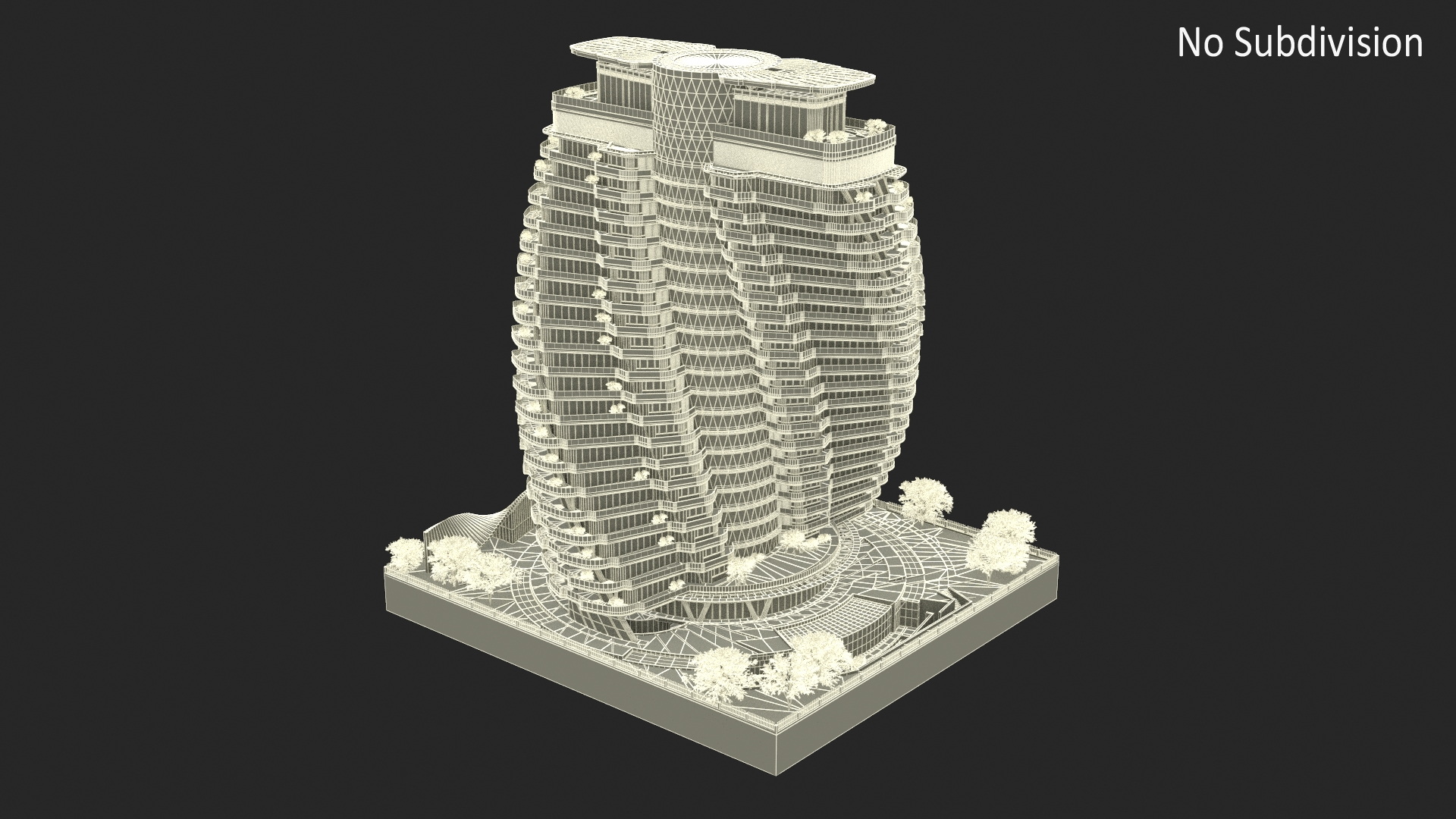 Agora Garden Tower Taipei Taiwan 3D