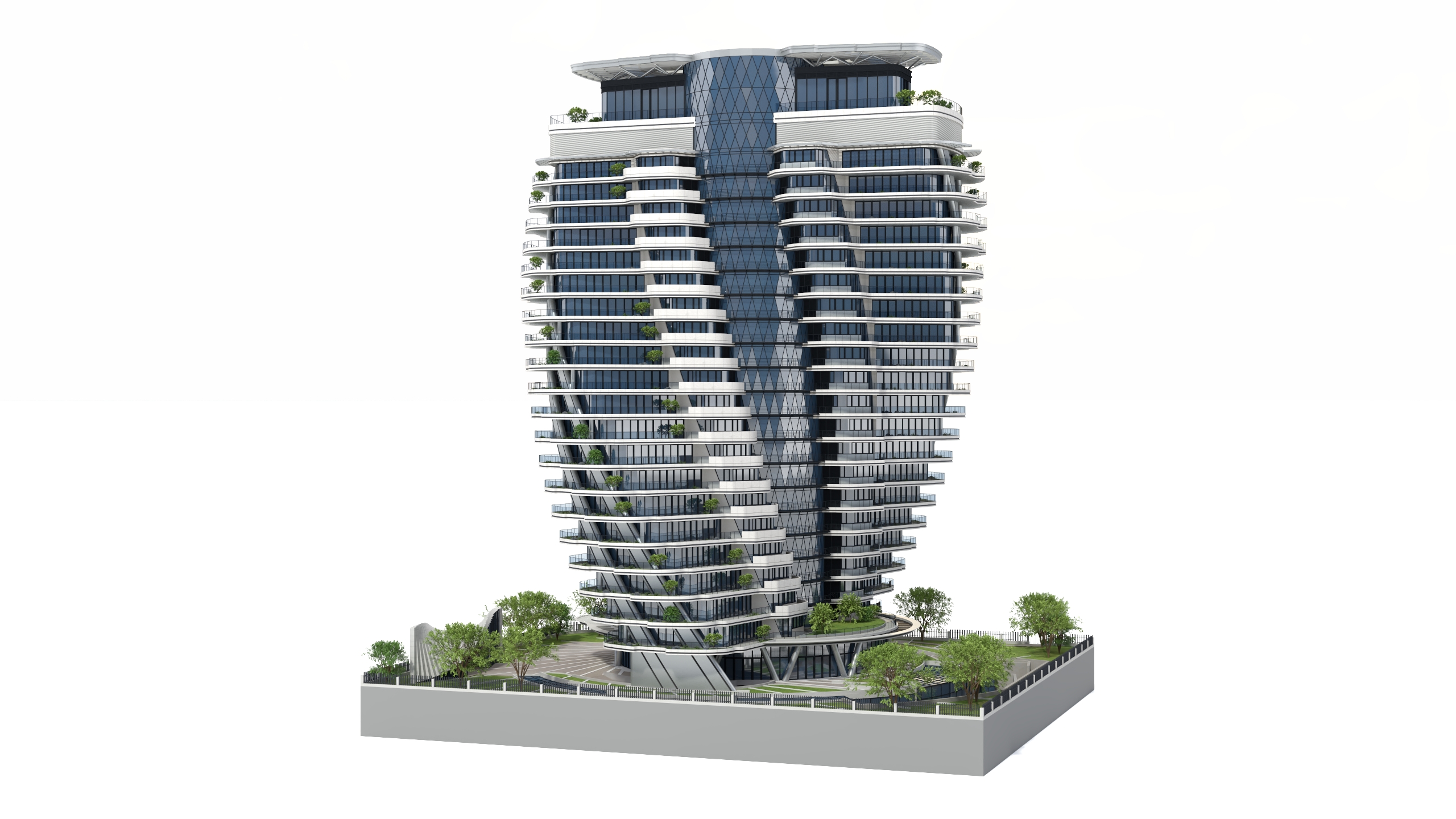 Agora Garden Tower Taipei Taiwan 3D