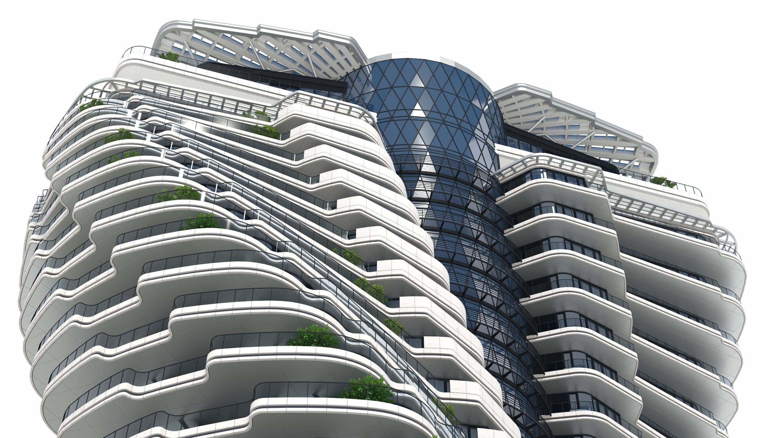 Agora Garden Tower Taipei Taiwan 3D