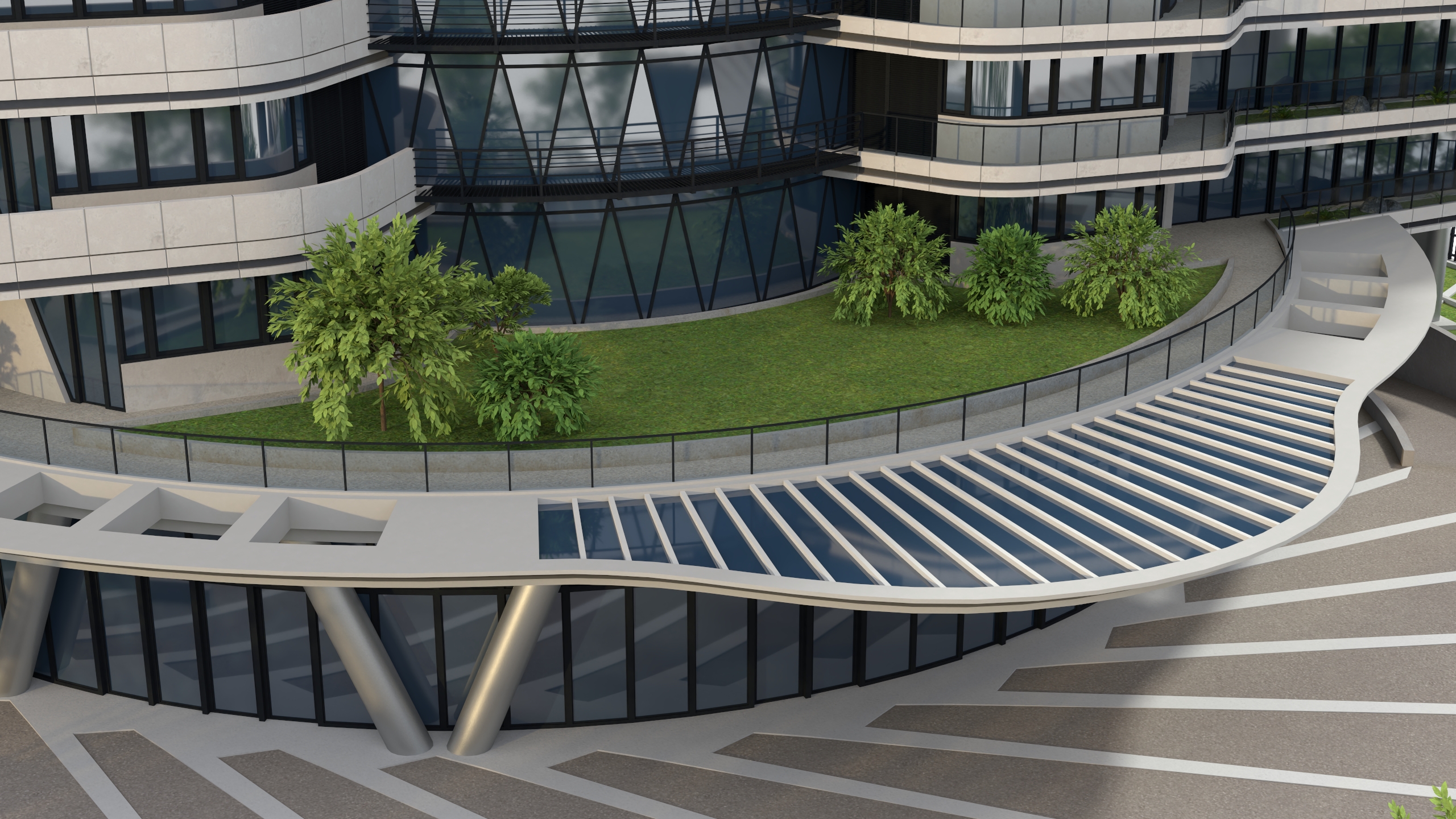 Agora Garden Tower Taipei Taiwan 3D