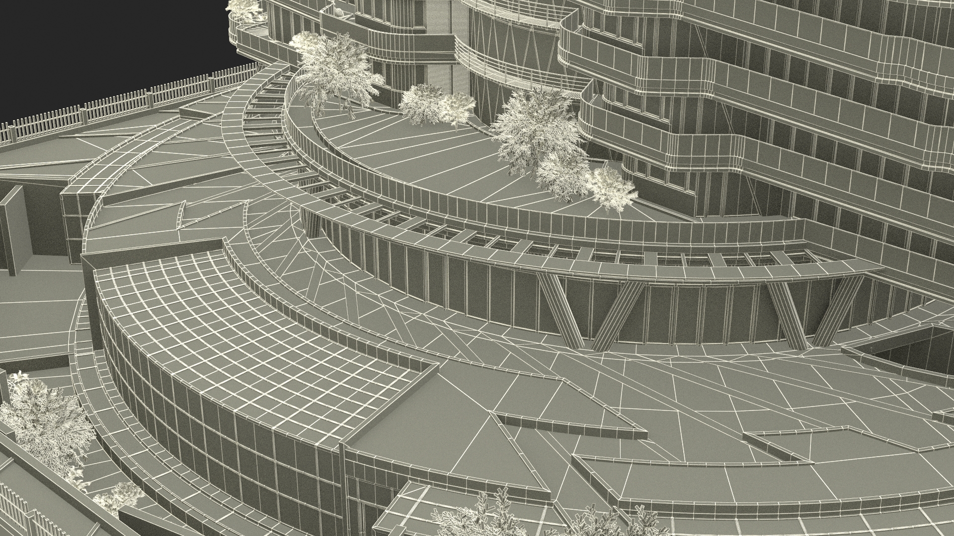 Agora Garden Tower Taipei Taiwan 3D