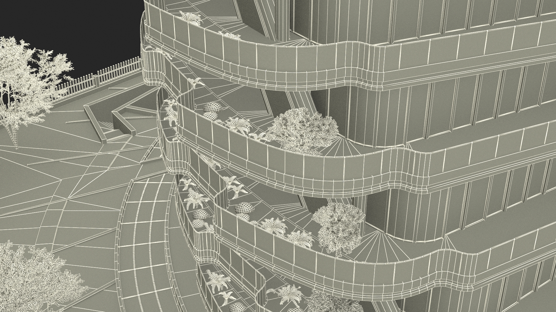 Agora Garden Tower Taipei Taiwan 3D