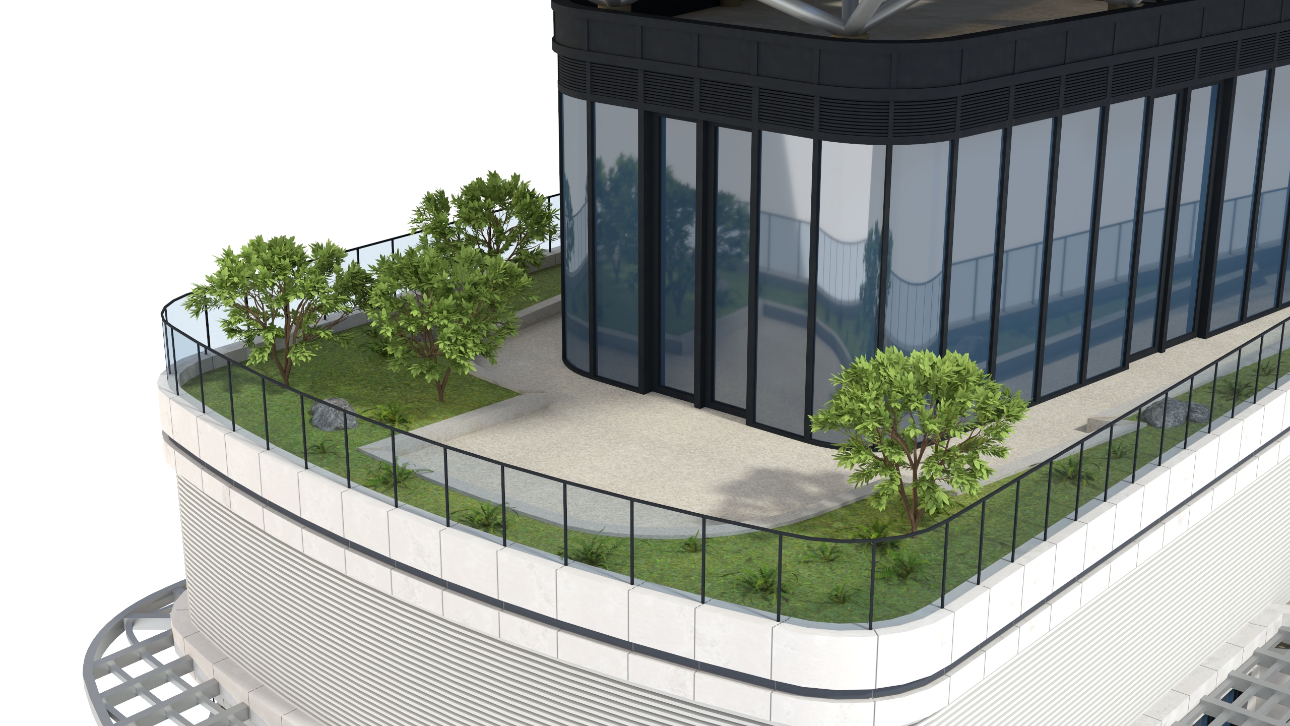 Agora Garden Tower Taipei Taiwan 3D