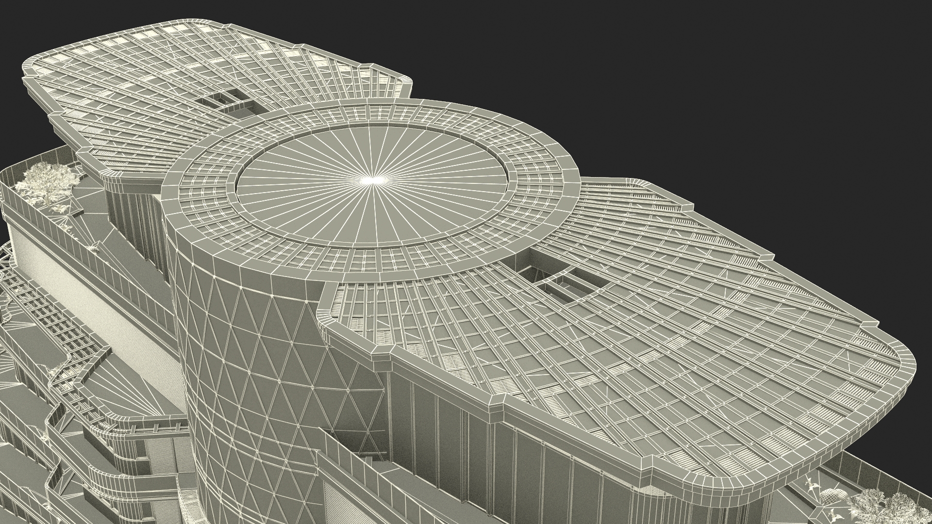 Agora Garden Tower Taipei Taiwan 3D