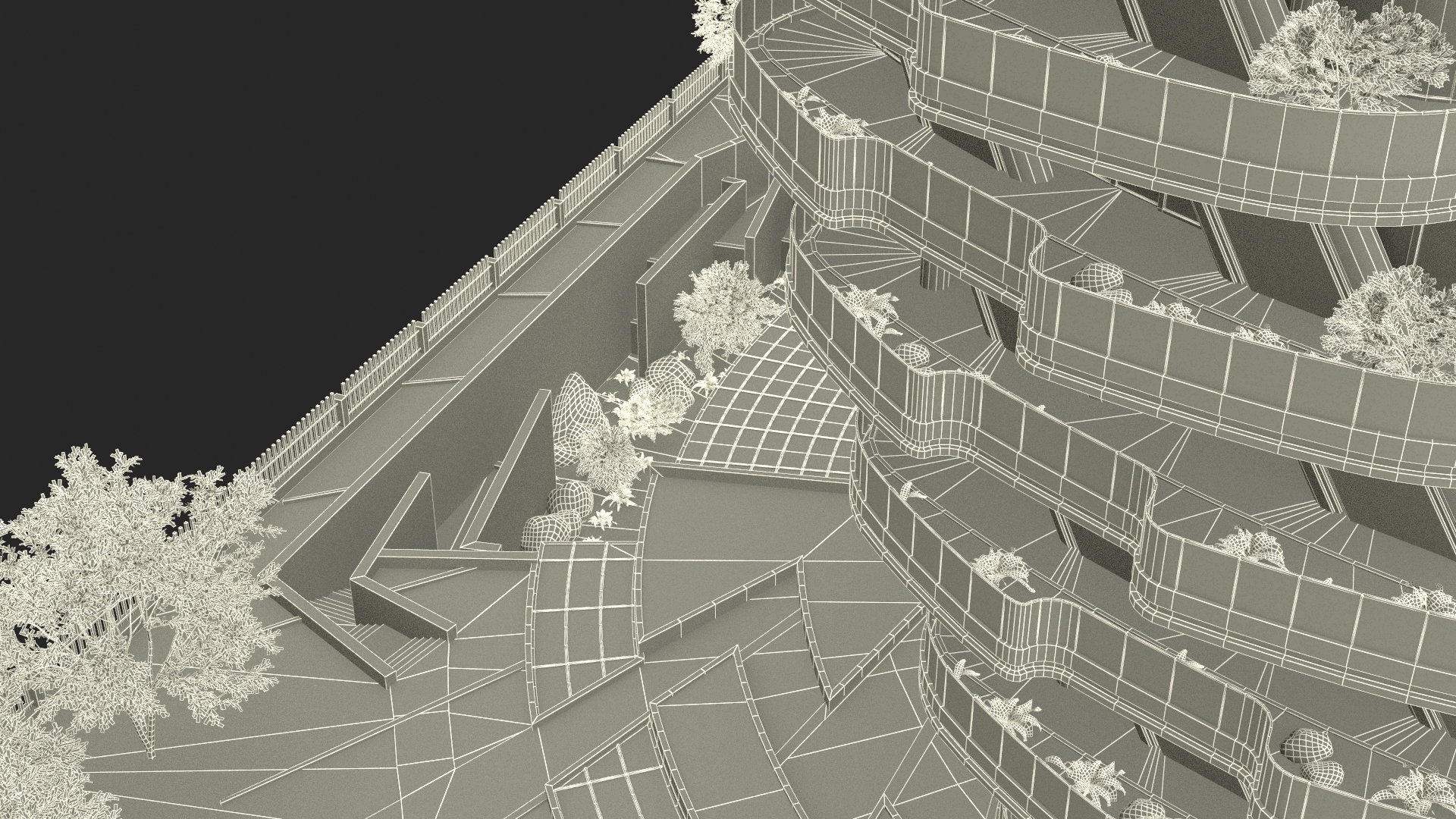 Agora Garden Tower Taipei Taiwan 3D