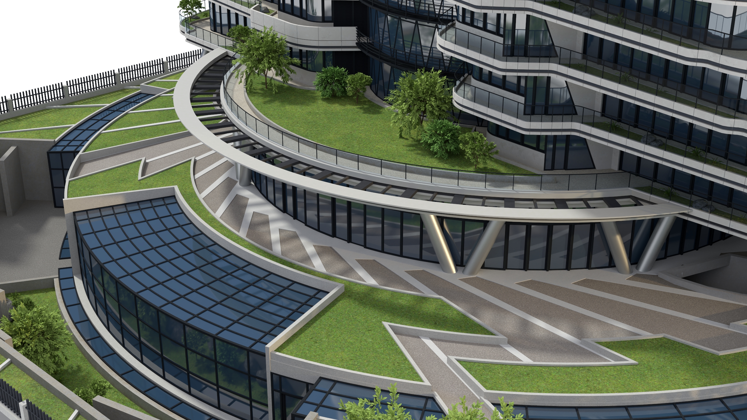 Agora Garden Tower Taipei Taiwan 3D