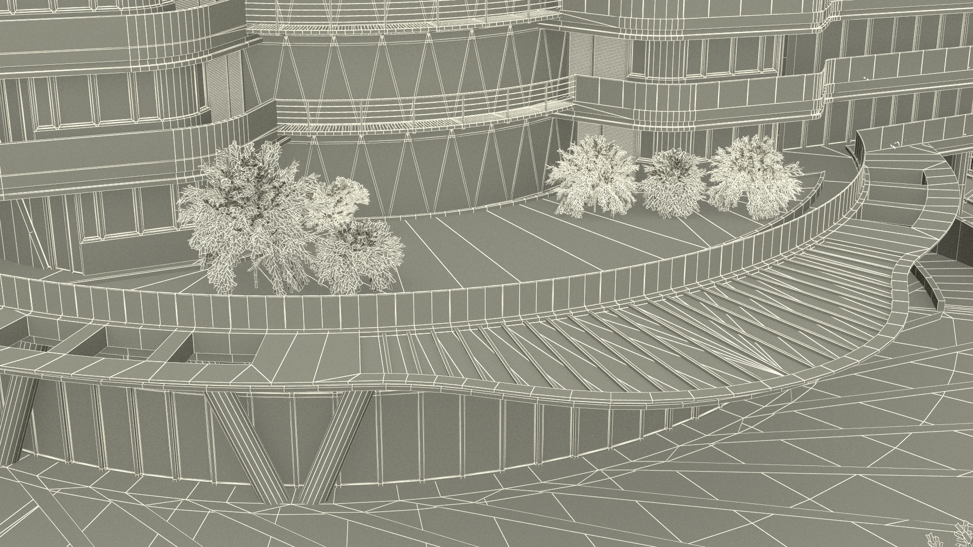 Agora Garden Tower Taipei Taiwan 3D