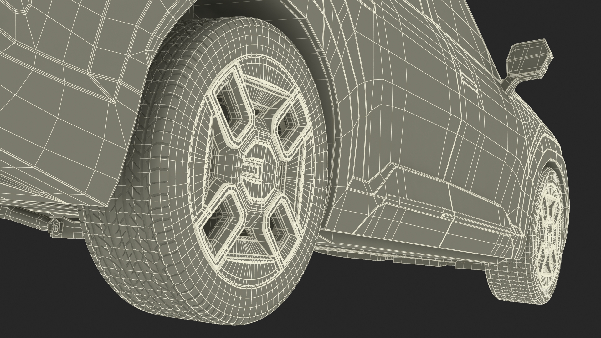 KIA EV9 Luxury SUV Black 3D model