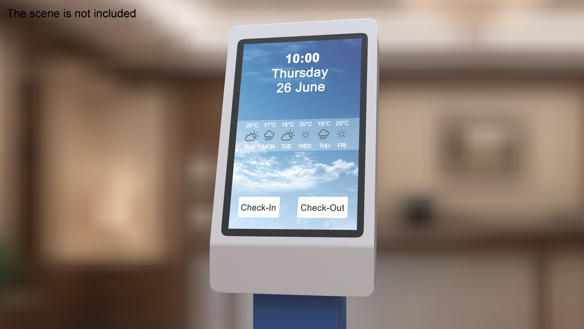 3D Hotel Kiosk 2 model