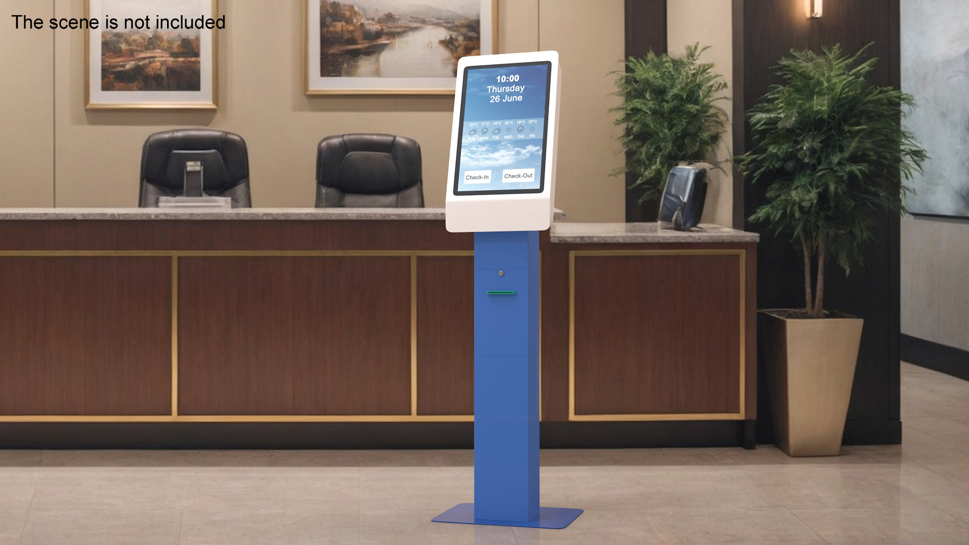 3D Hotel Kiosk 2 model
