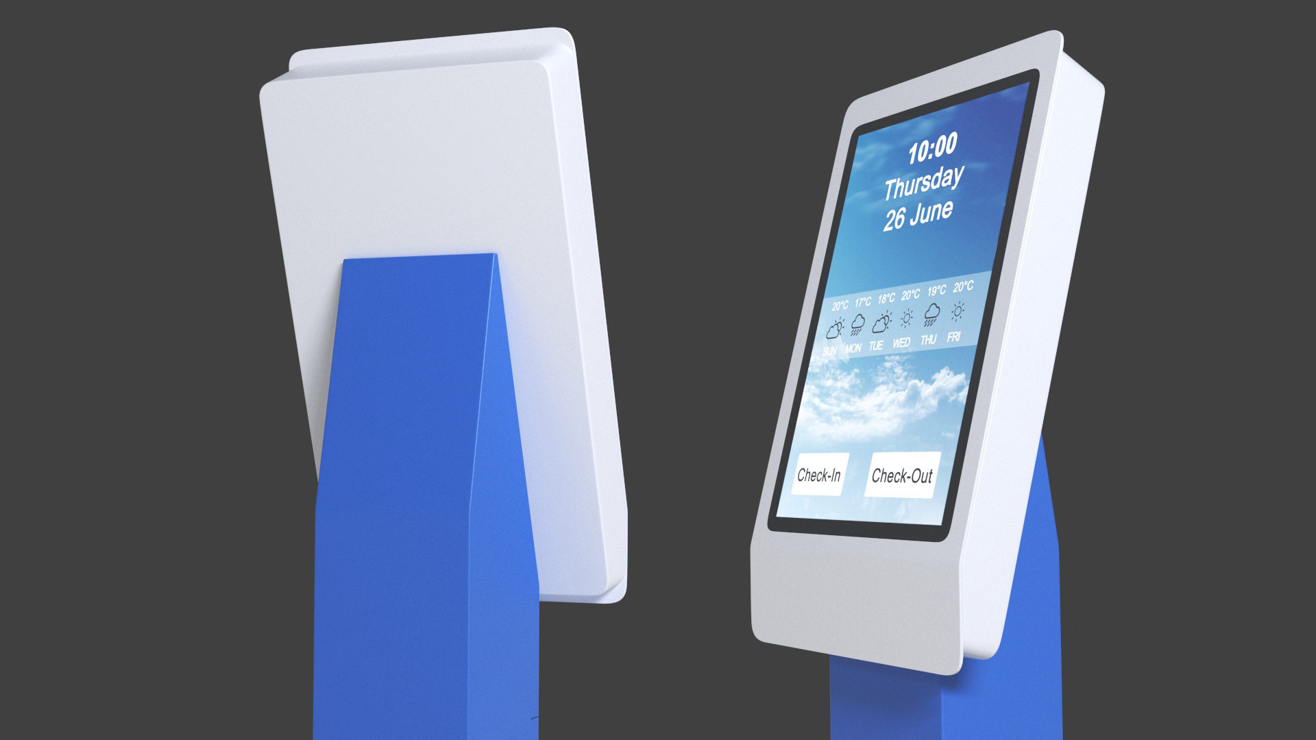 3D Hotel Kiosk 2 model