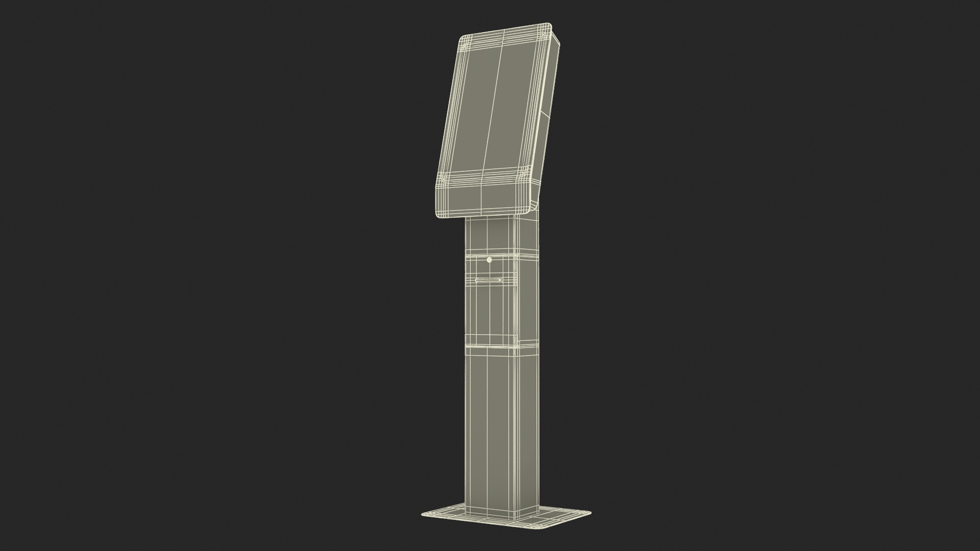3D Hotel Kiosk 2 model