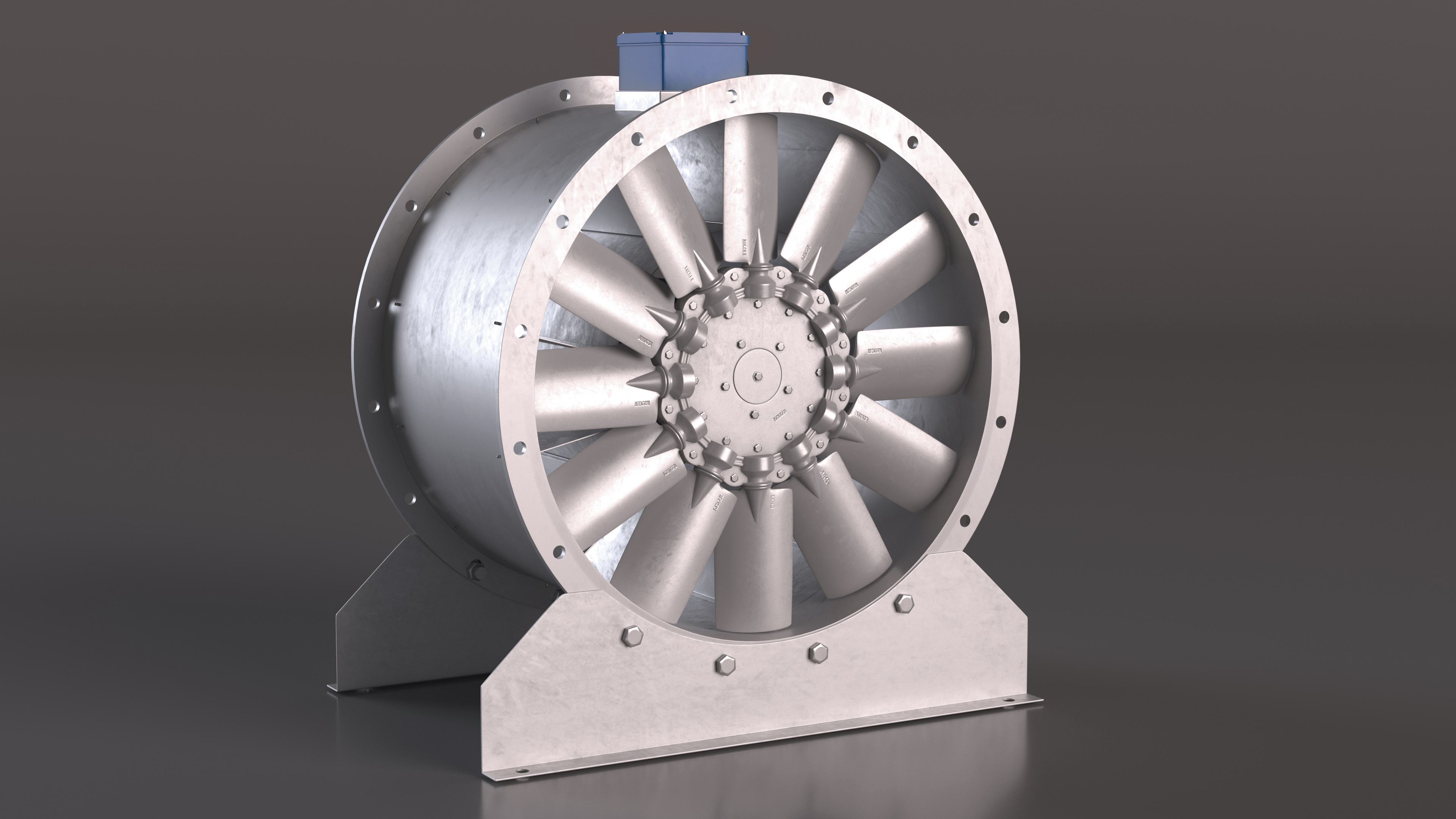 Axial Extractor Fan 3D model