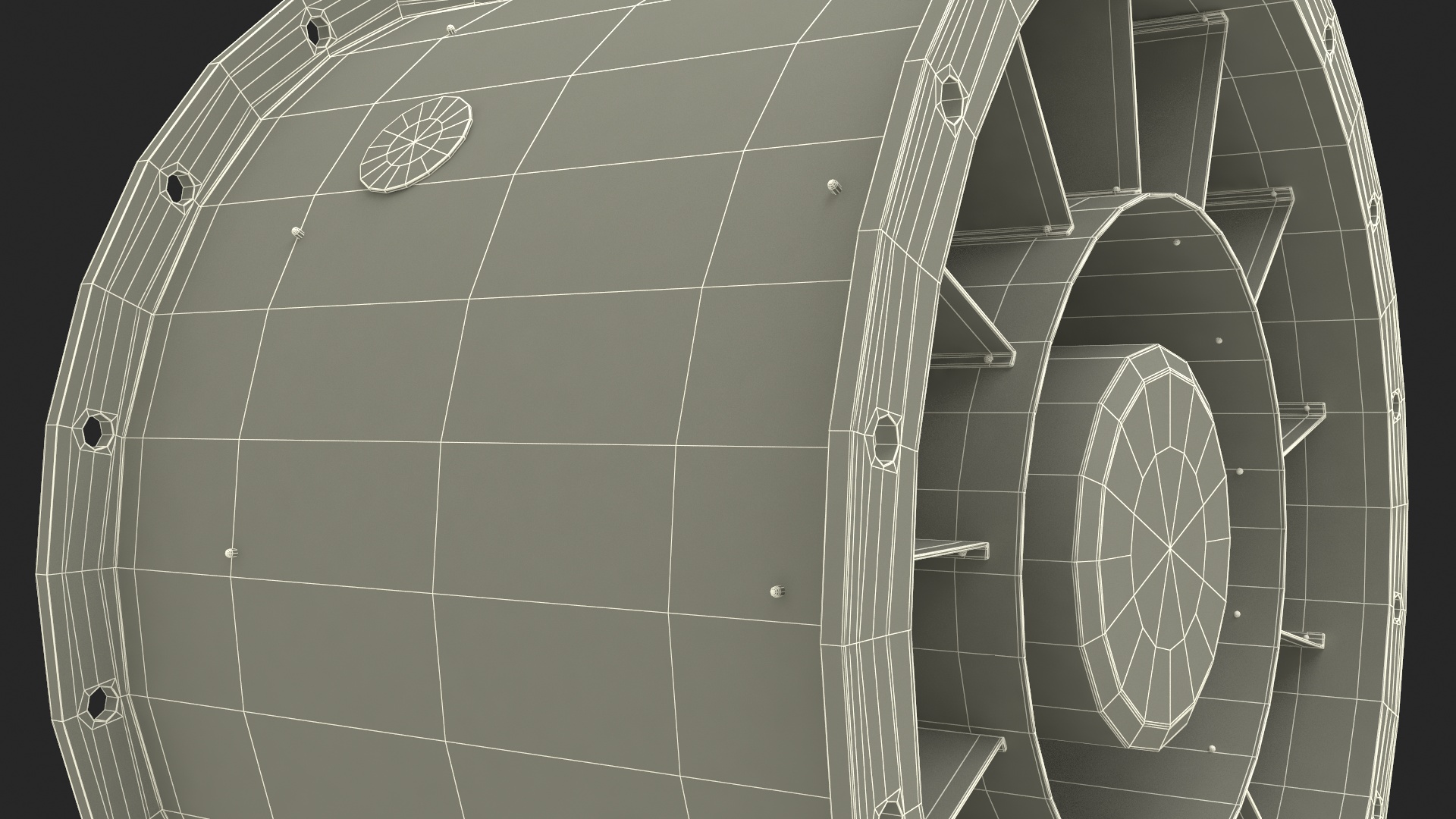 Axial Extractor Fan 3D model