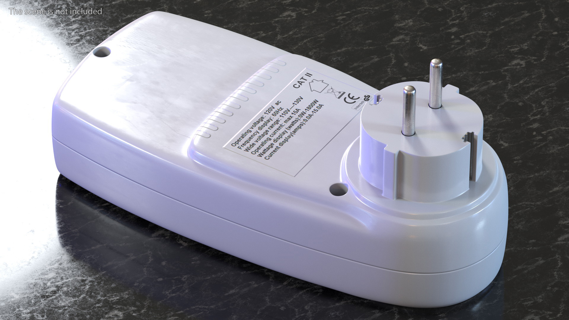 3D Electricity Usage Monitor EU Plug model