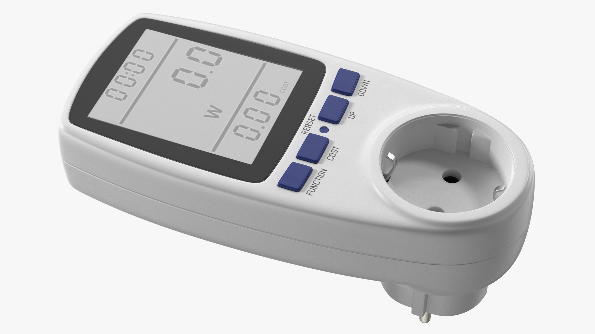 3D Electricity Usage Monitor EU Plug model