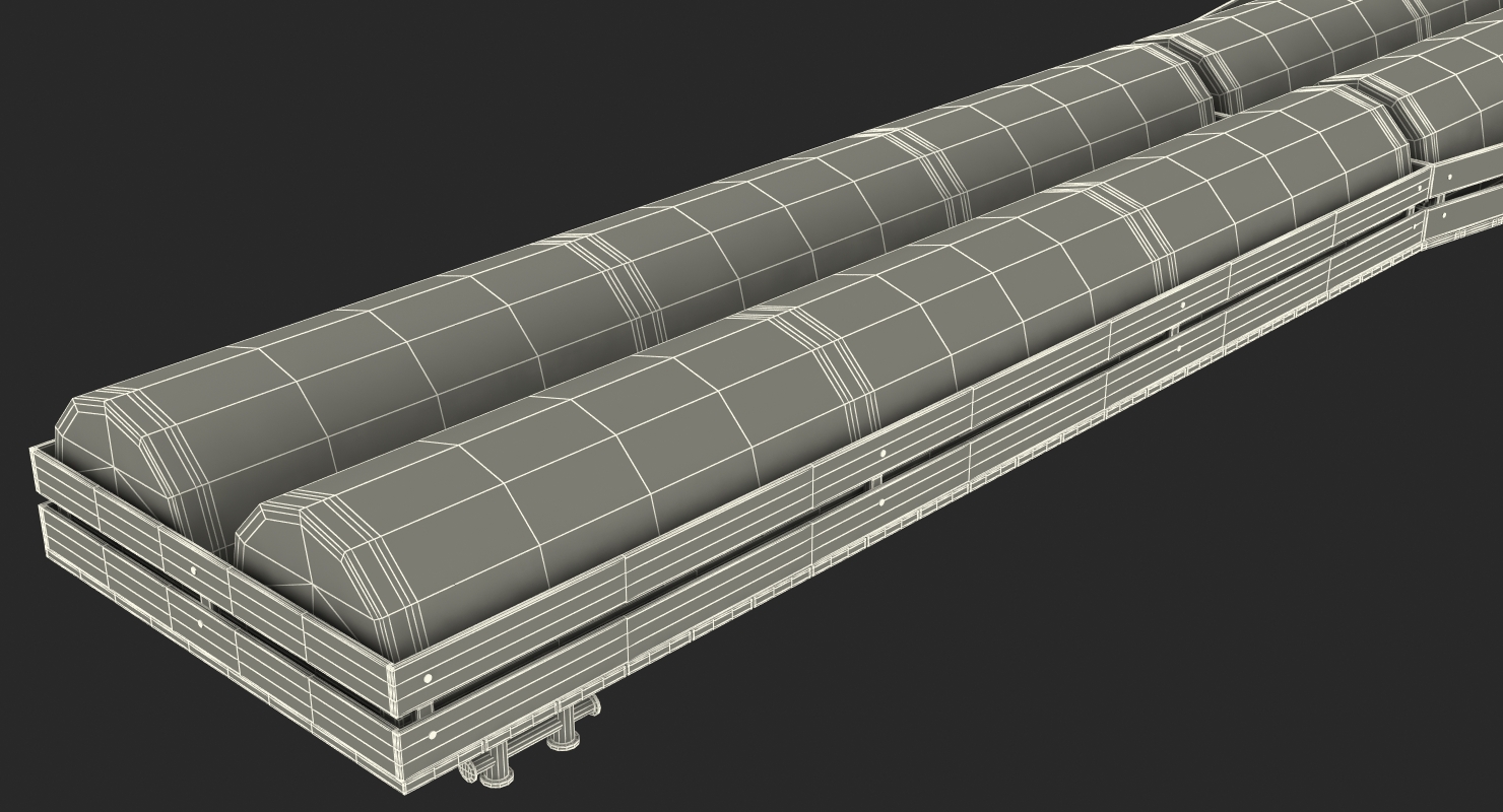 3D model Flottant Ponton Modulaire