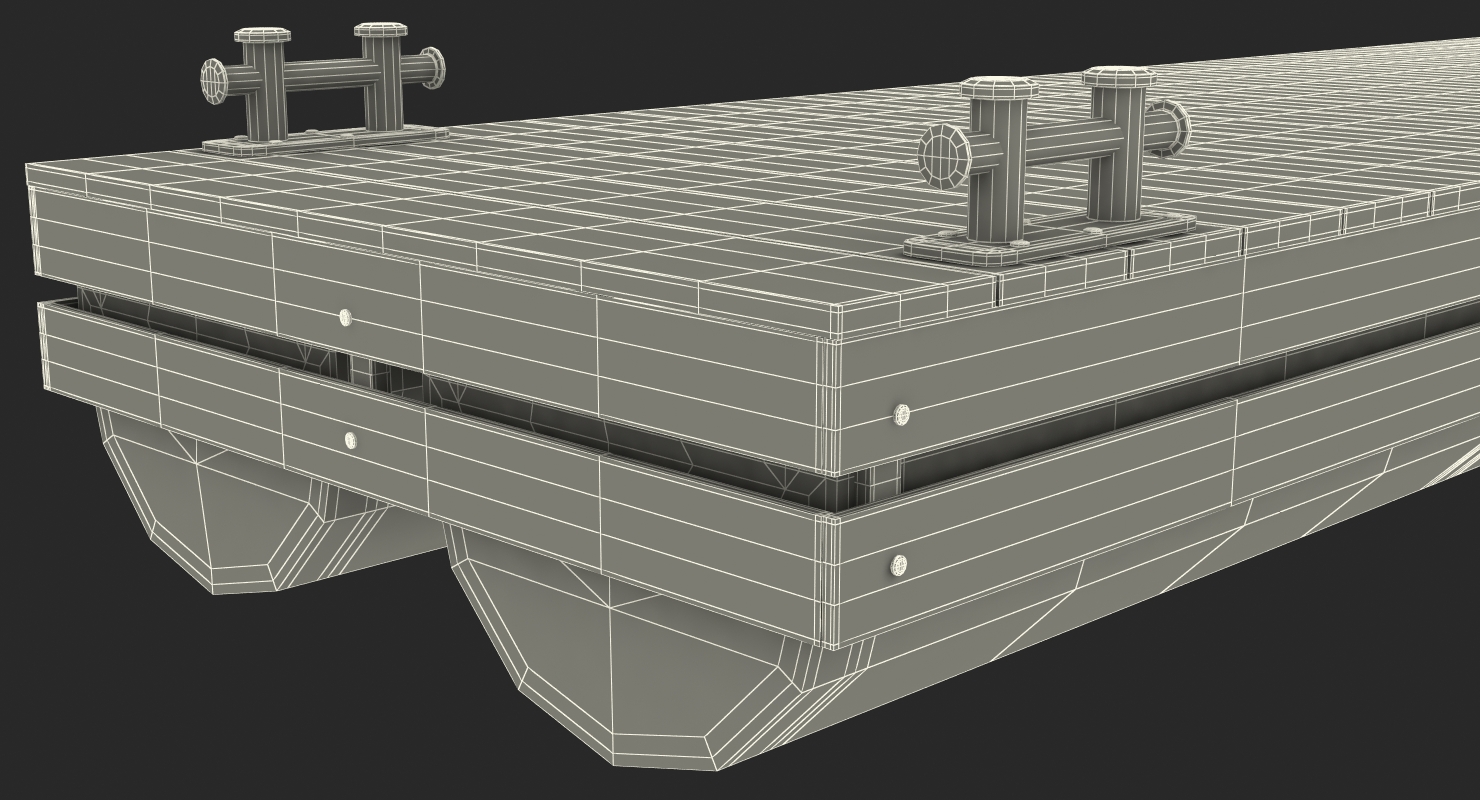 3D model Flottant Ponton Modulaire