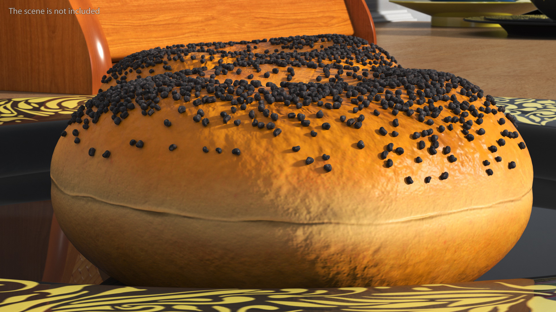Poppy Seed Bagels 3D