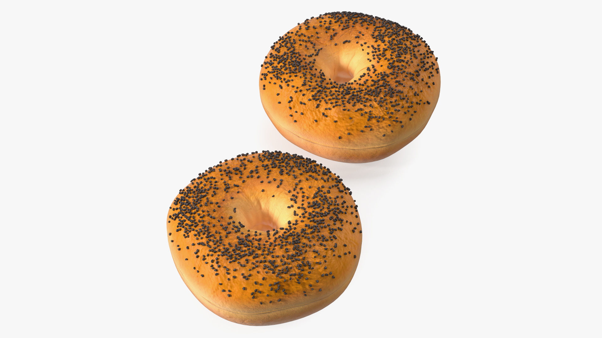 Poppy Seed Bagels 3D