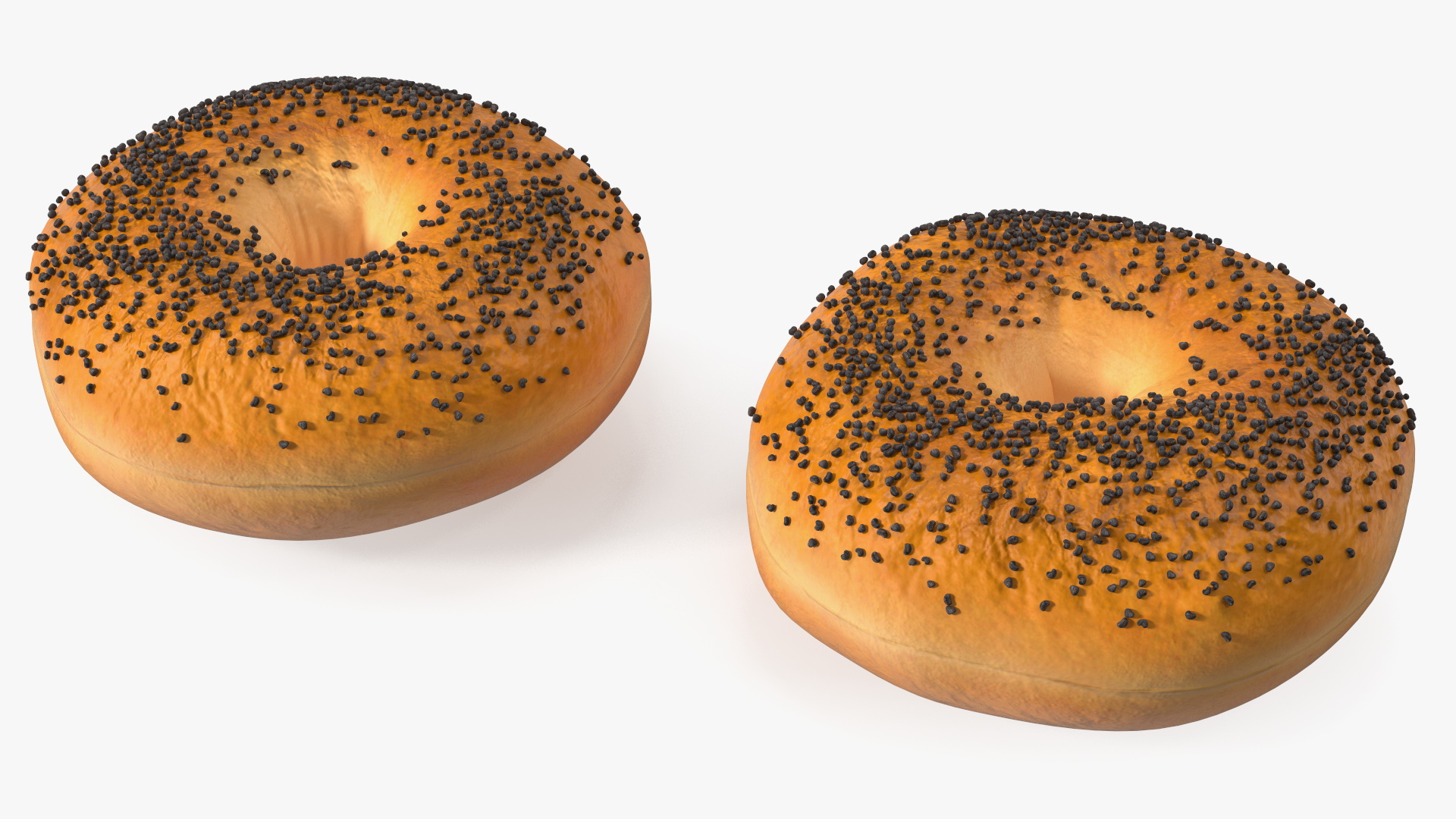 Poppy Seed Bagels 3D