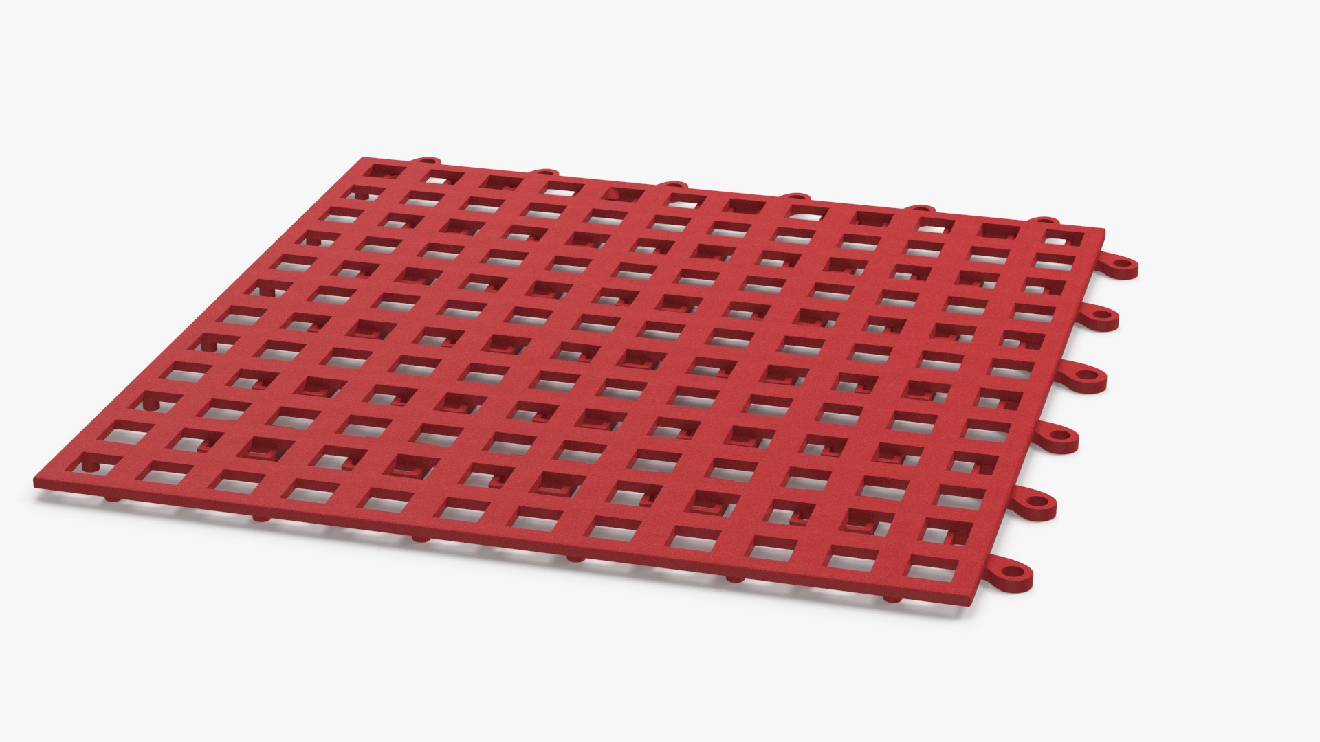 PVC Floor Mat Red 3D