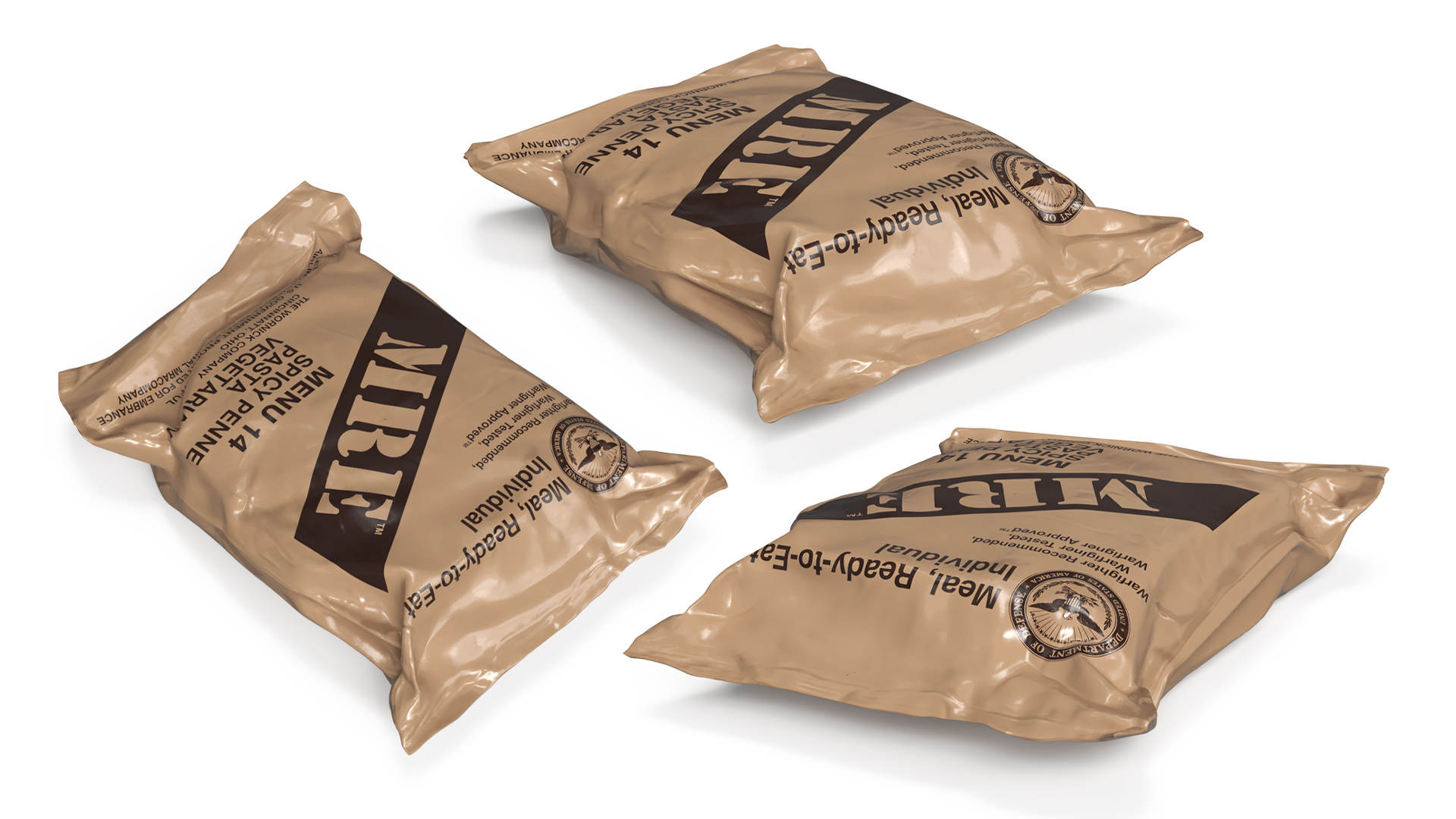 US Army Ready to Eat Meal Pack - view 3