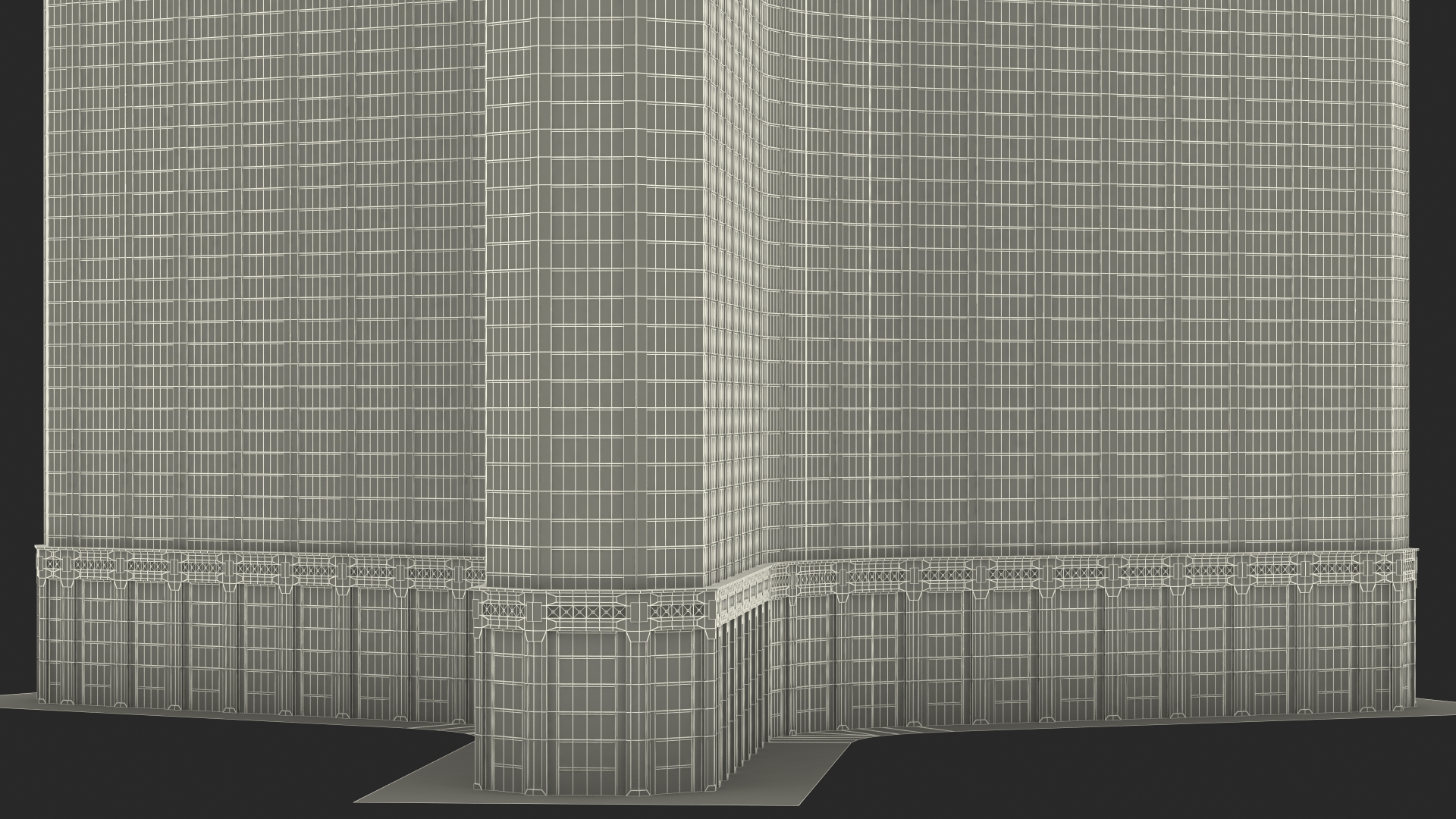 Luxury Casino Night Glow 3D model