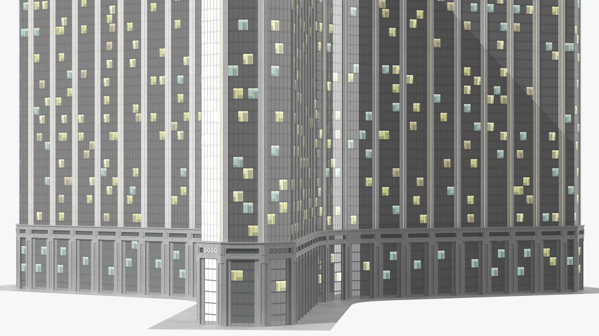 Luxury Casino Night Glow 3D model