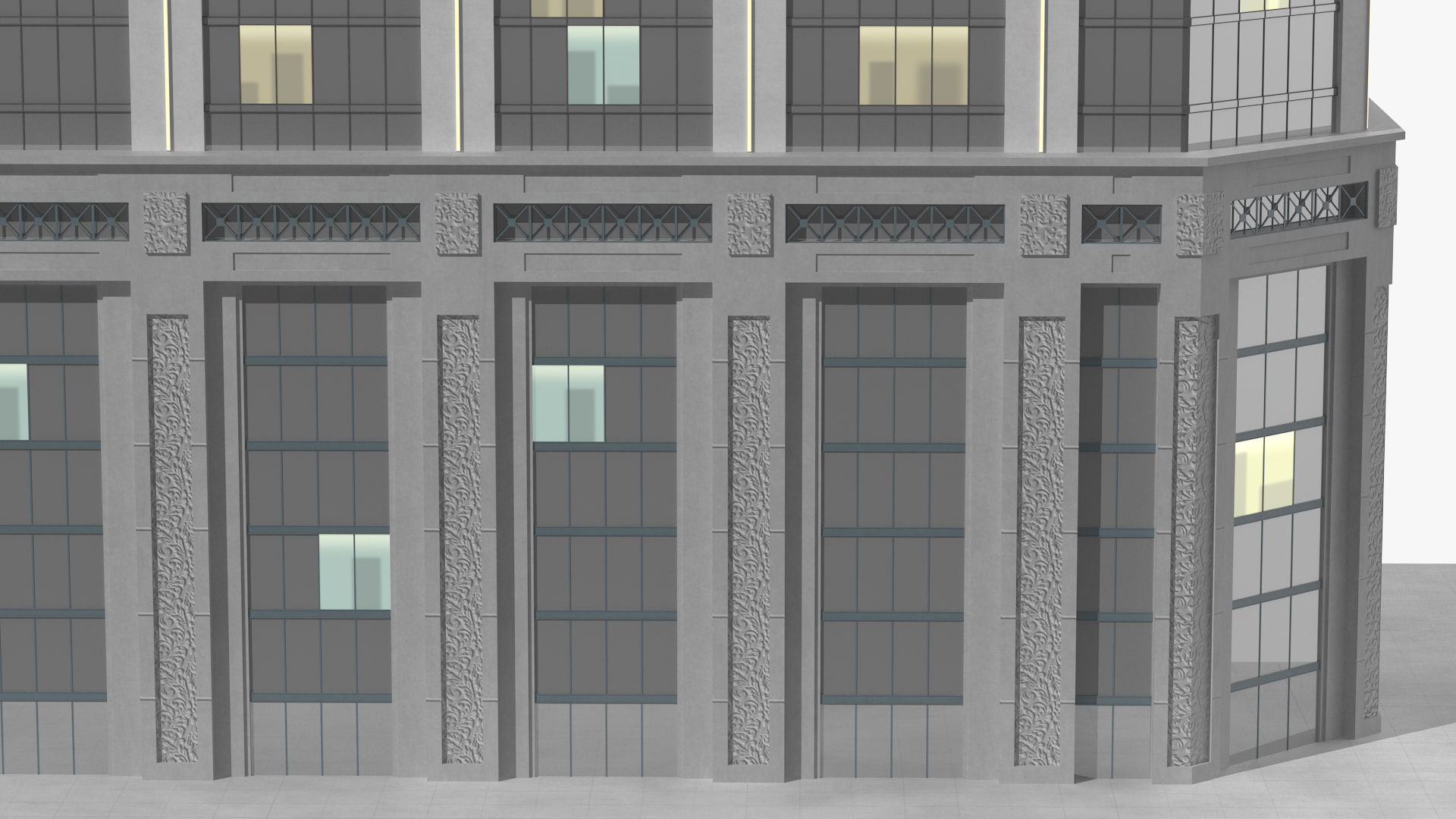 Luxury Casino Night Glow 3D model