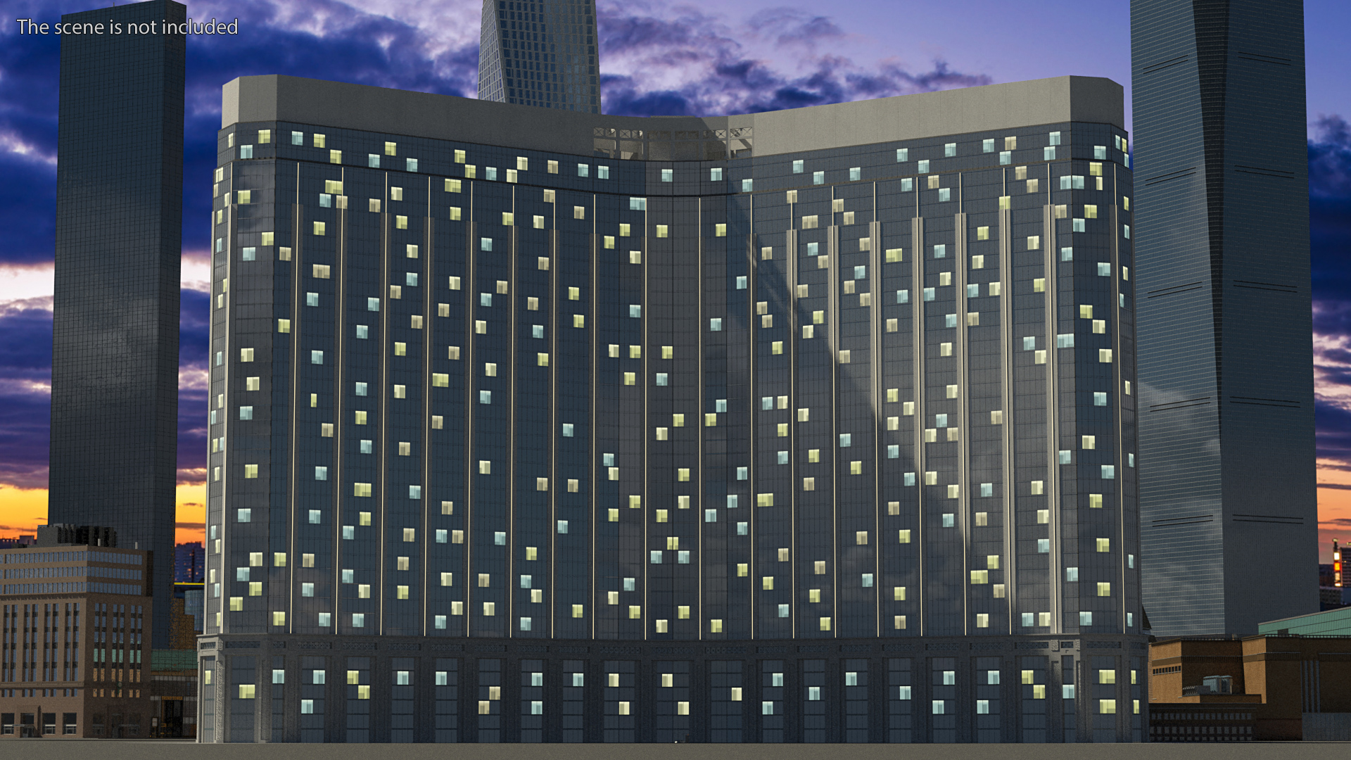 Luxury Casino Night Glow 3D model