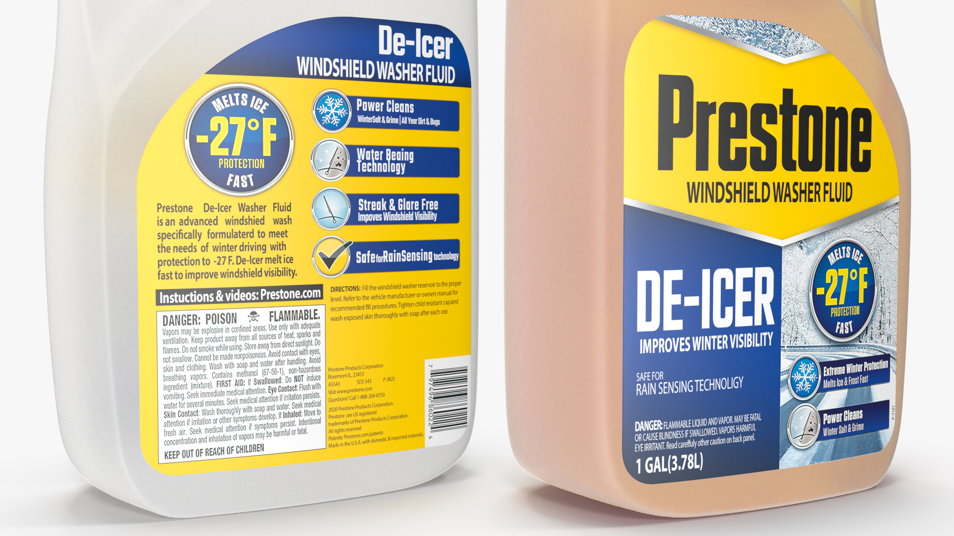 3D Antifreeze and Clear View Concentrate Prestone