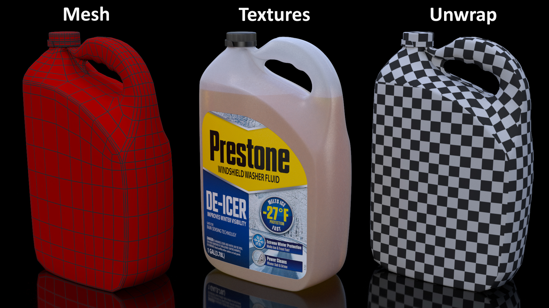 3D Antifreeze and Clear View Concentrate Prestone