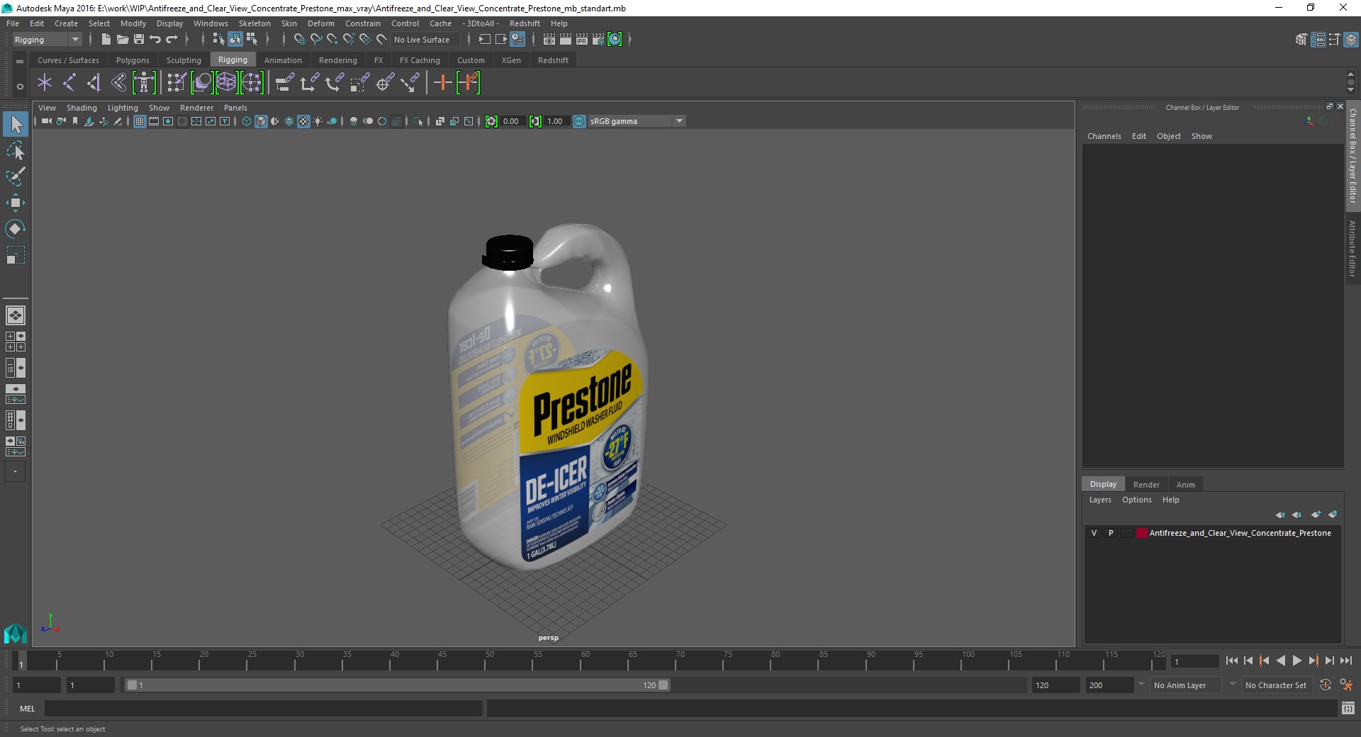 3D Antifreeze and Clear View Concentrate Prestone