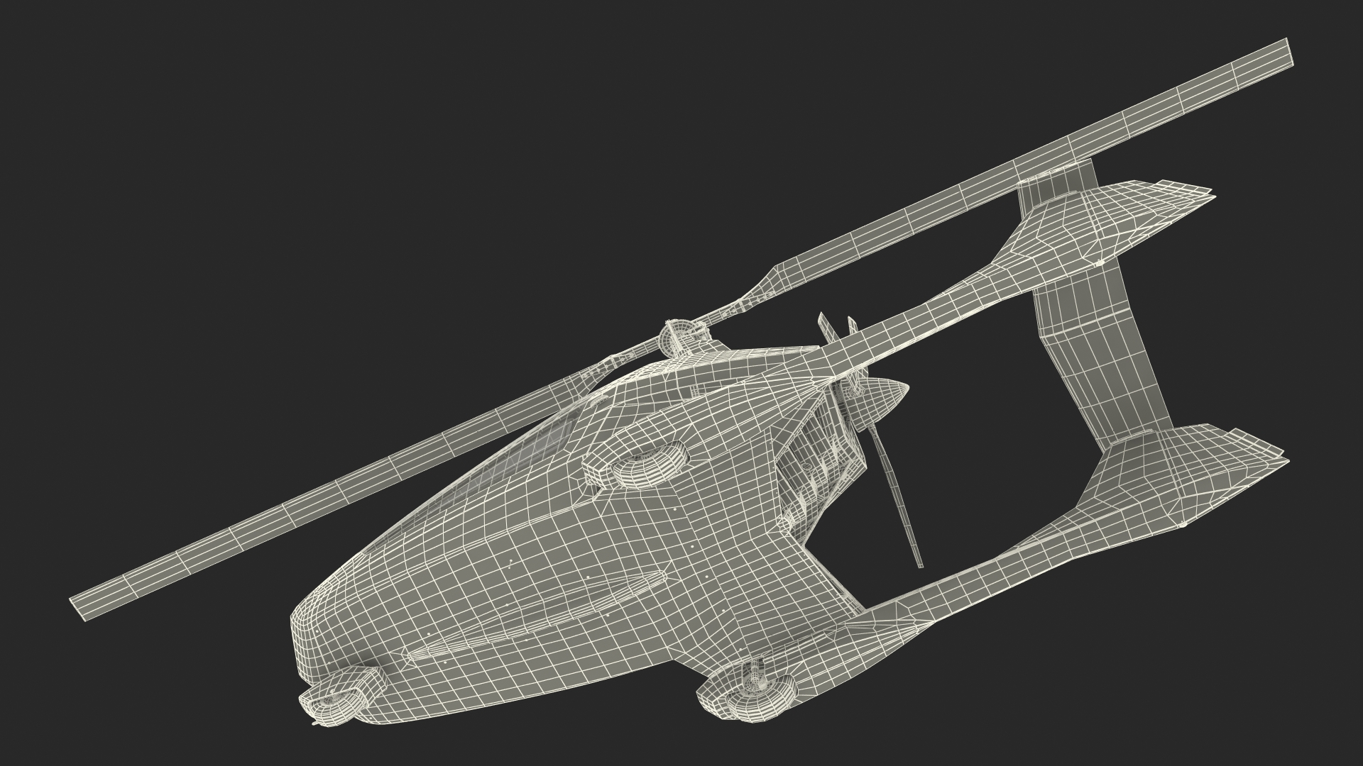 3D Nisus Gyroplane Rigged for Cinema 4D