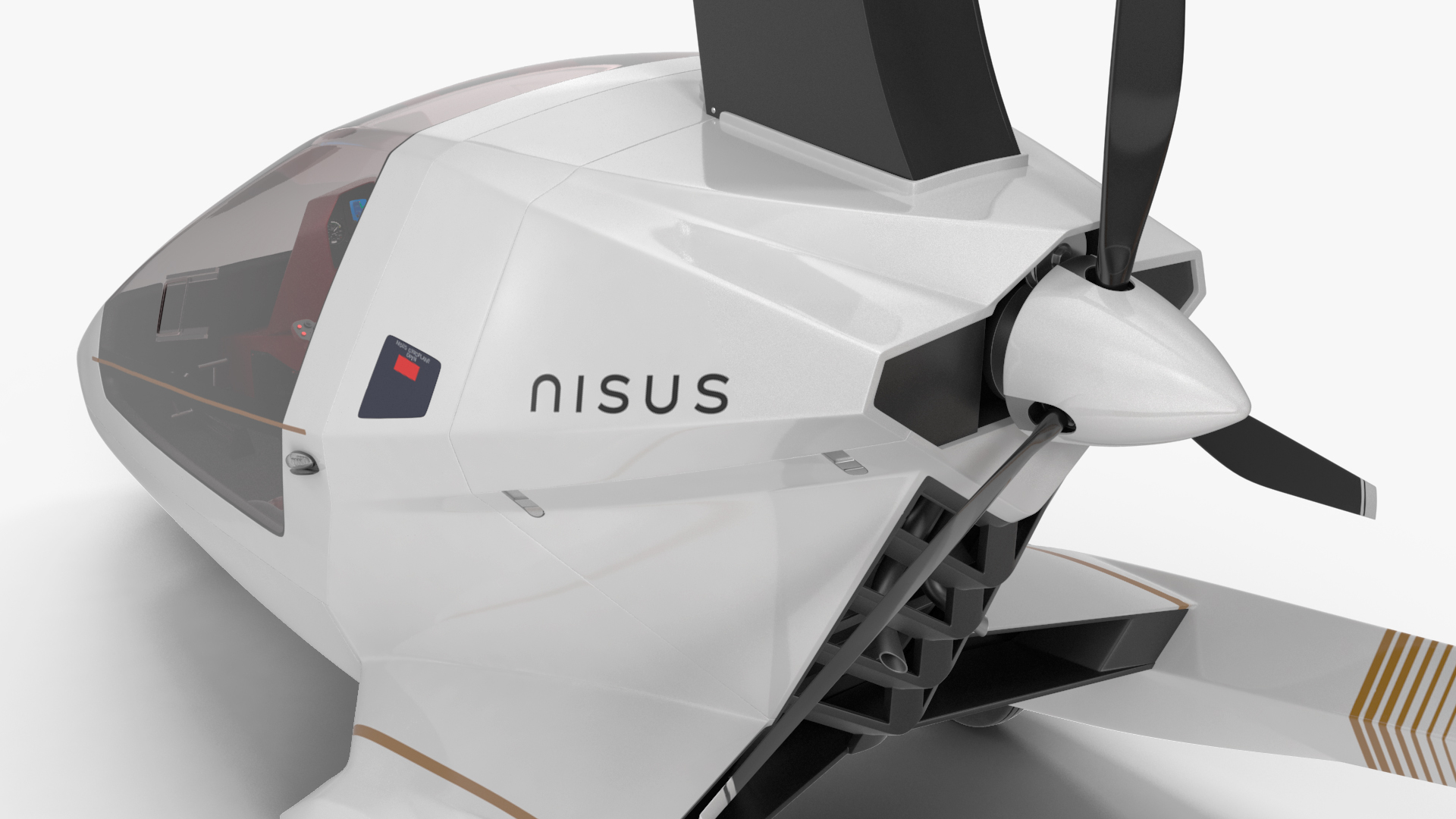 3D Nisus Gyroplane Rigged for Cinema 4D