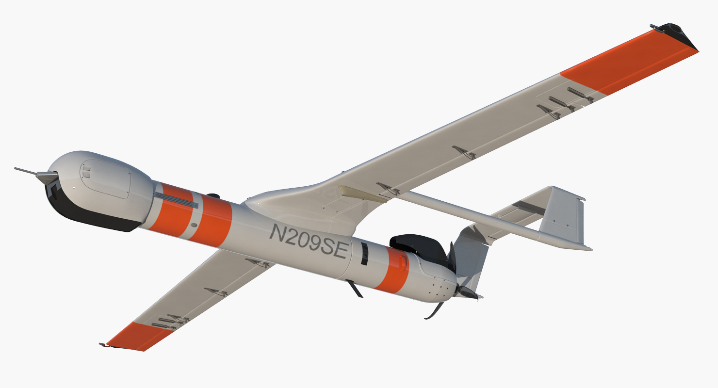 Scaneagle 3 UAV Rigged 3D